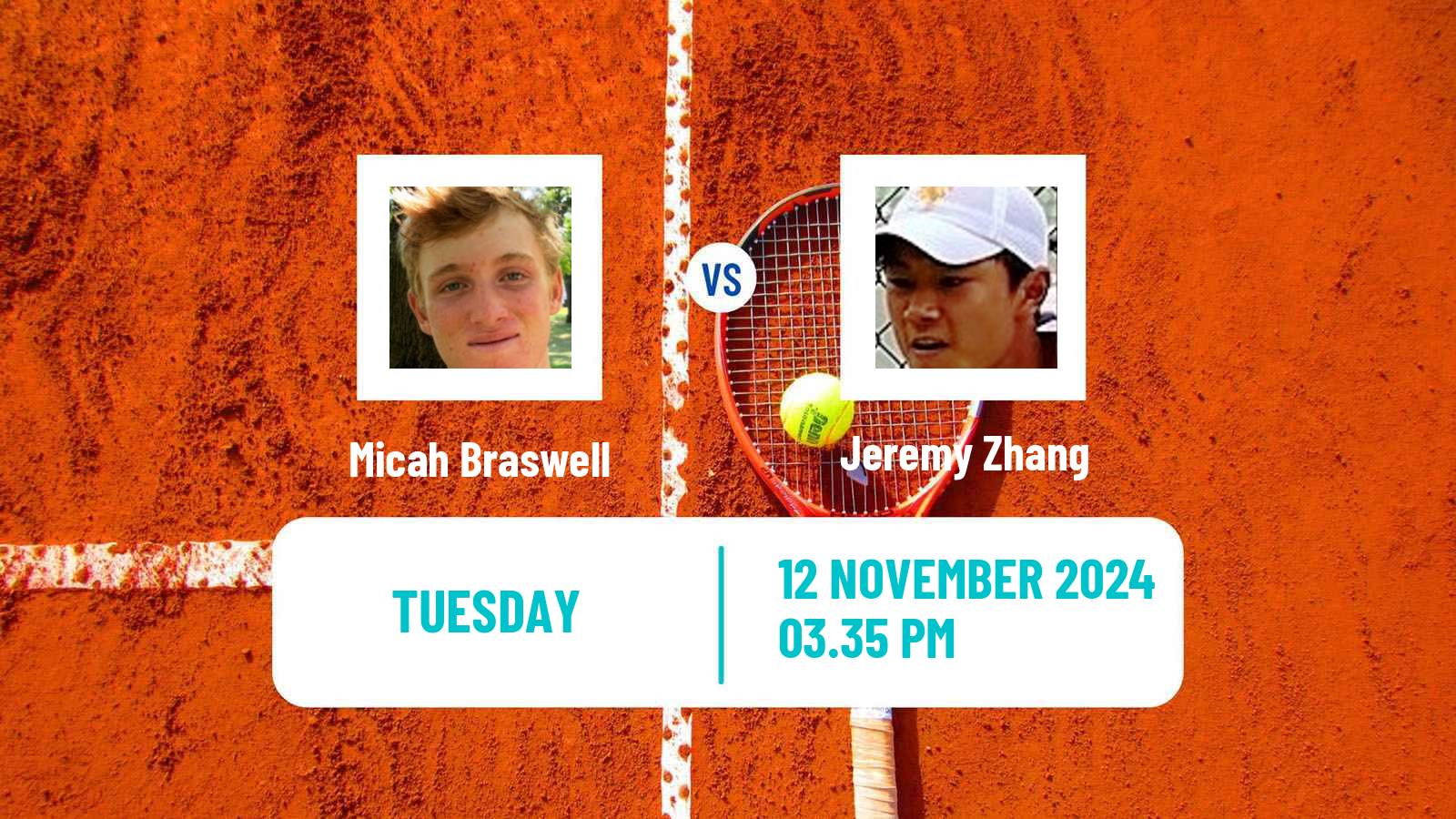 Tennis Champaign Challenger Men Micah Braswell - Jeremy Zhang