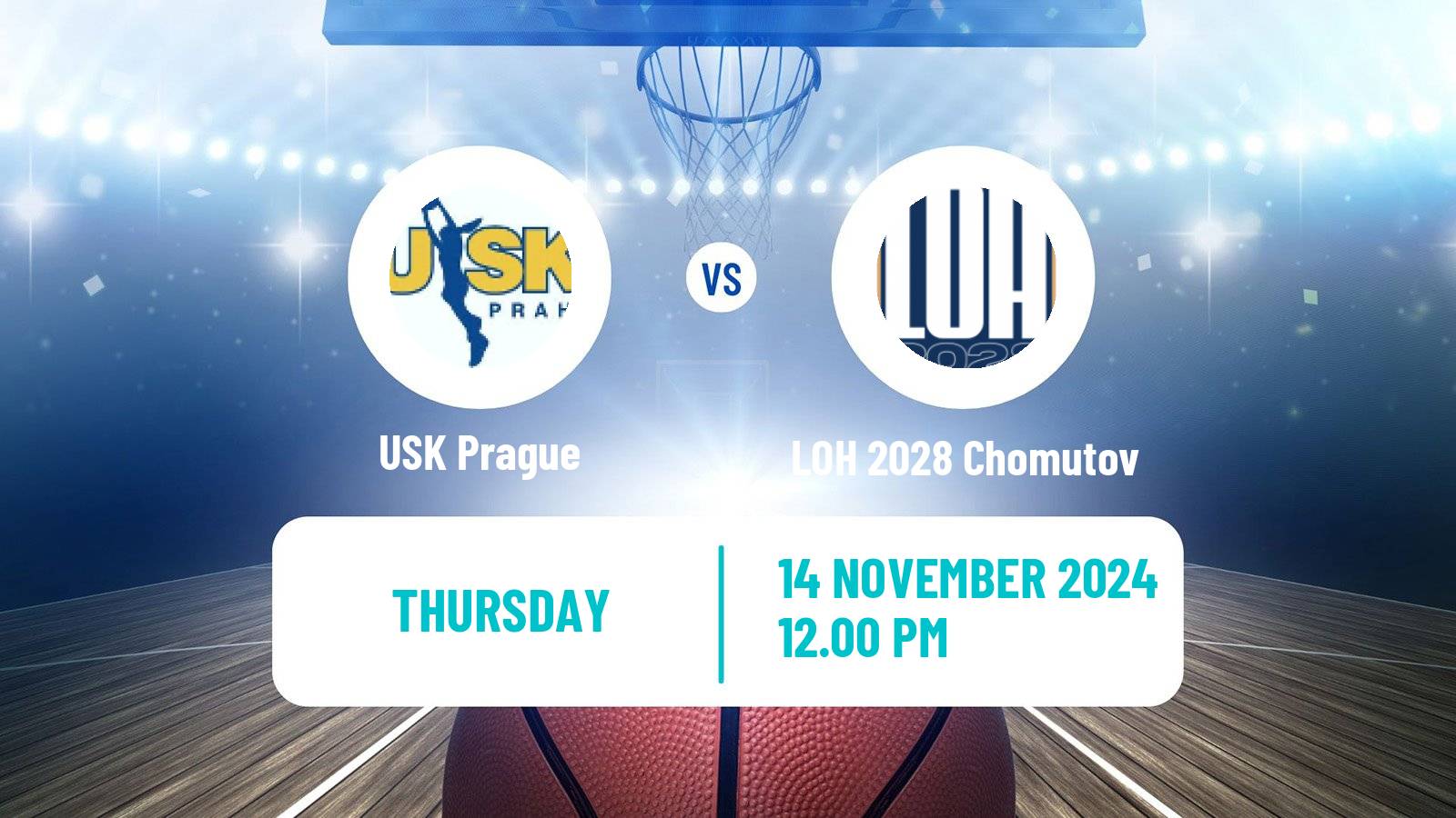 Basketball Czech ZBL Women USK Prague - LOH 2028 Chomutov