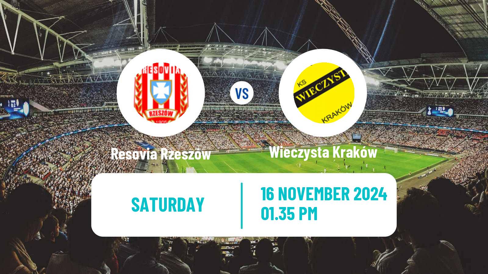 Soccer Polish Division 2 Resovia Rzeszów - Wieczysta Kraków