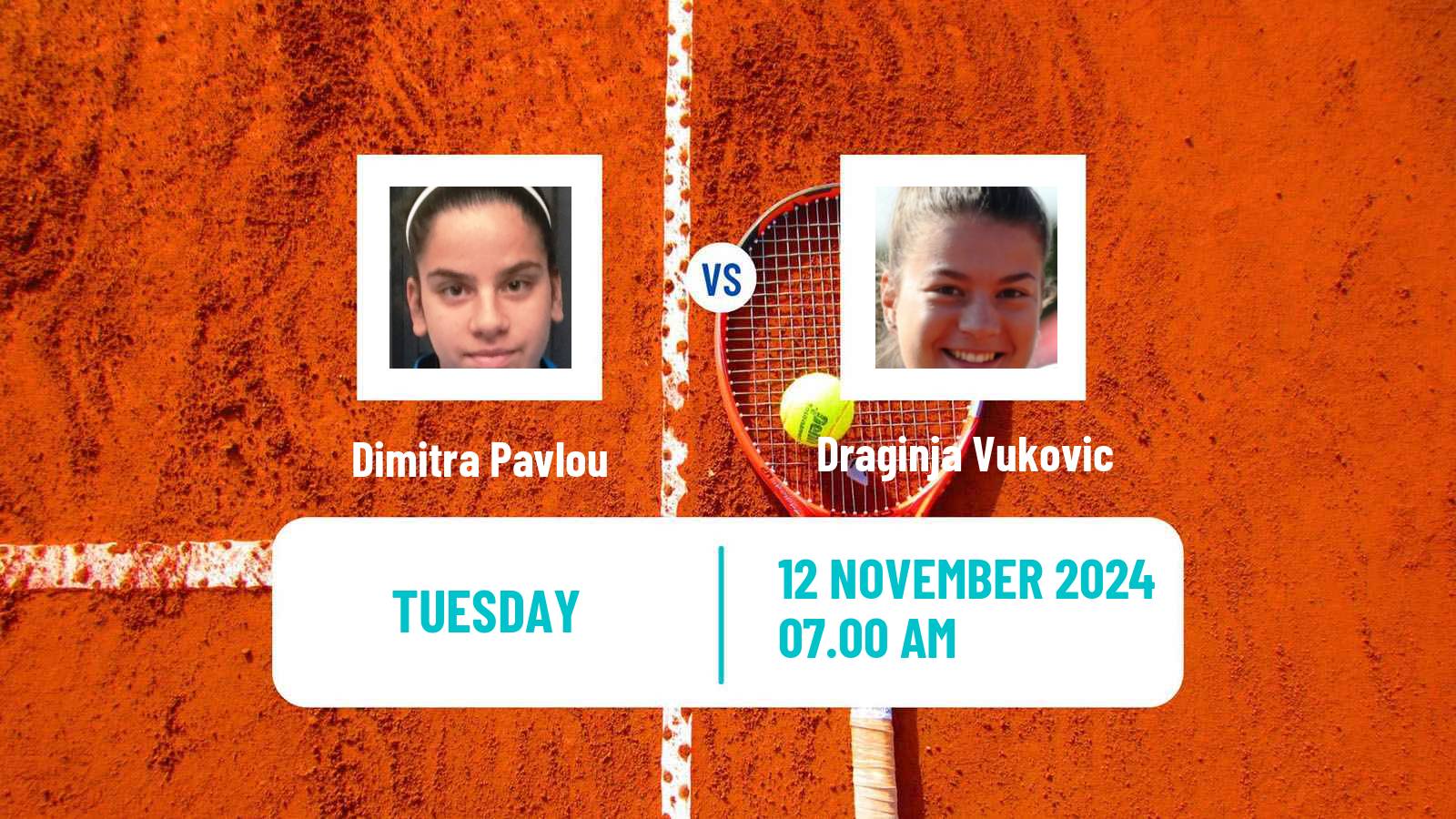 Tennis ITF W15 Heraklion 7 Women Dimitra Pavlou - Draginja Vukovic