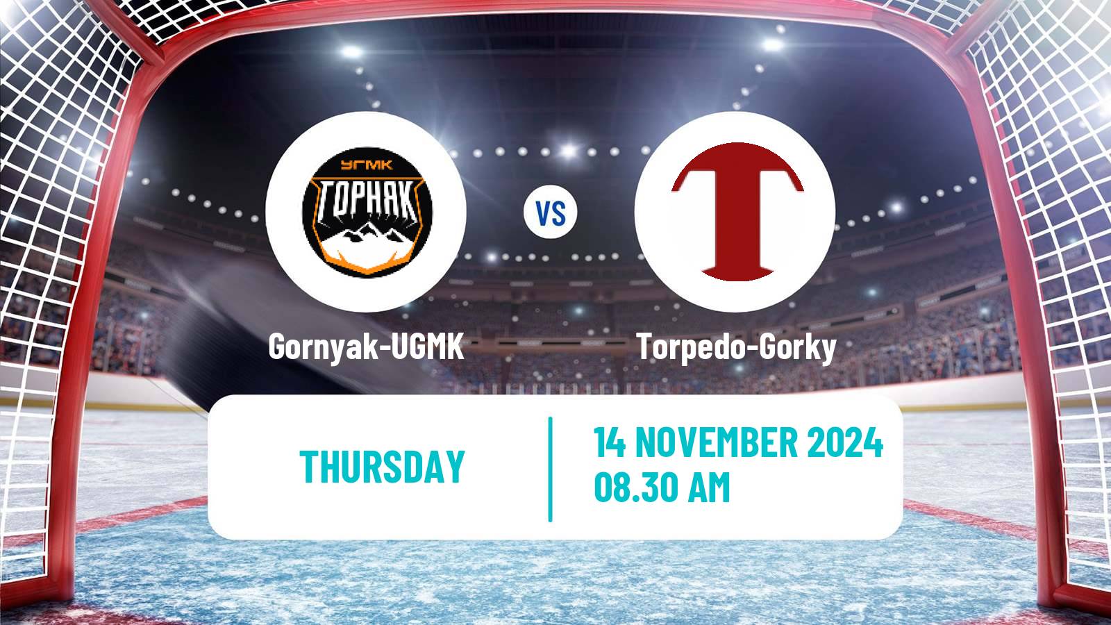 Hockey VHL Gornyak-UGMK - Torpedo-Gorky