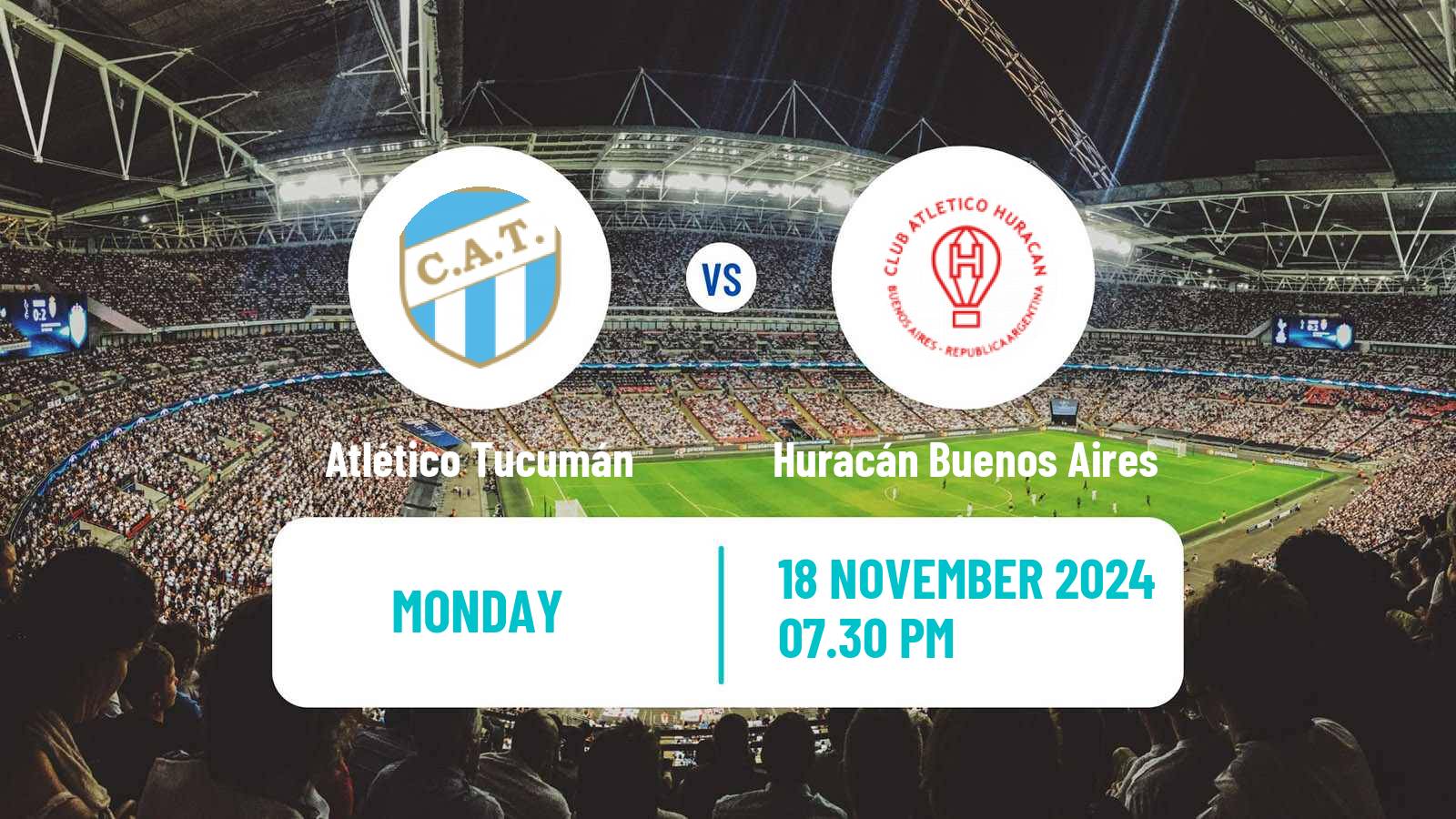 Soccer Argentinian Liga Profesional Atlético Tucumán - Huracán Buenos Aires