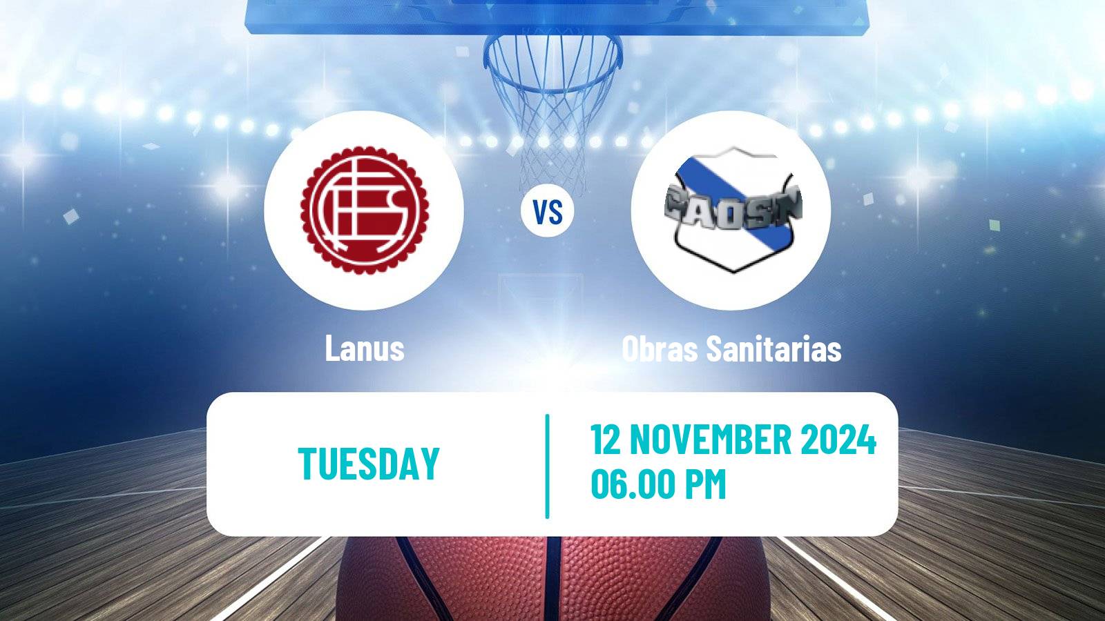 Basketball Argentinian Liga Femenina Basketball Lanus - Obras Sanitarias