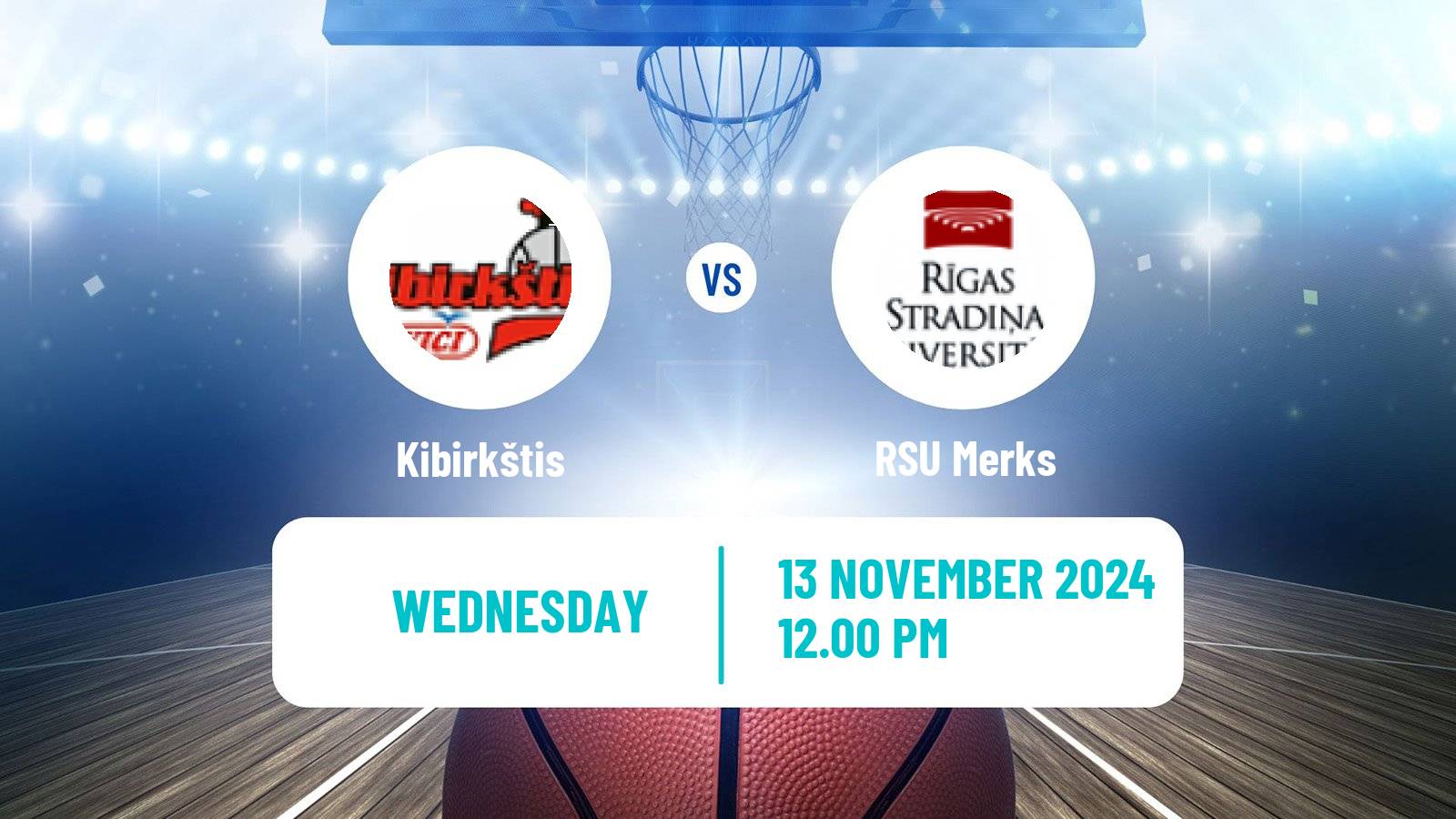 Basketball WBBL Kibirkštis - RSU Merks