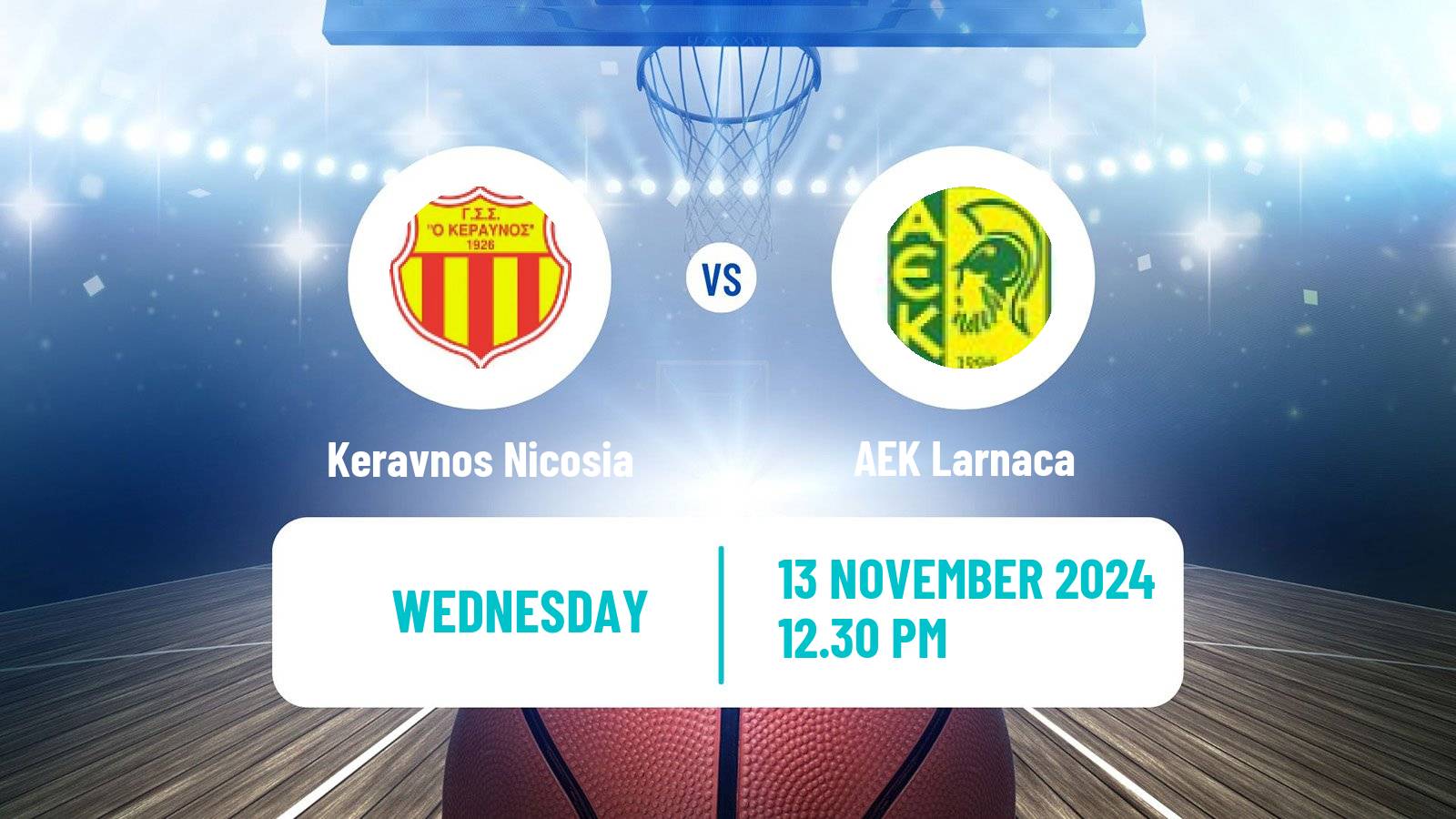 Basketball FIBA Europe Cup Keravnos Nicosia - AEK Larnaca