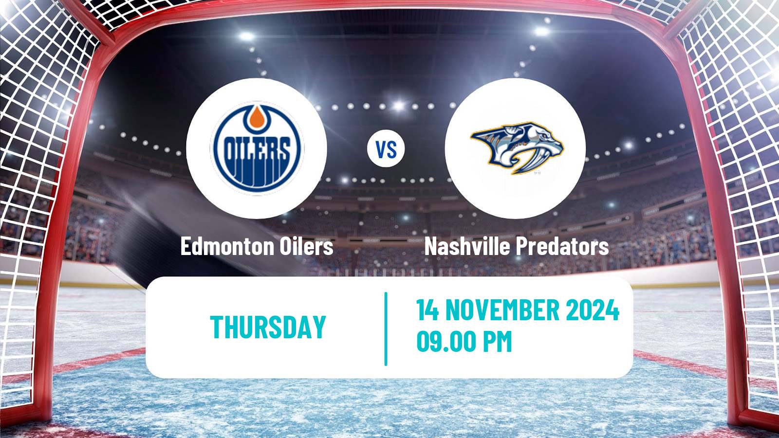 Hockey NHL Edmonton Oilers - Nashville Predators