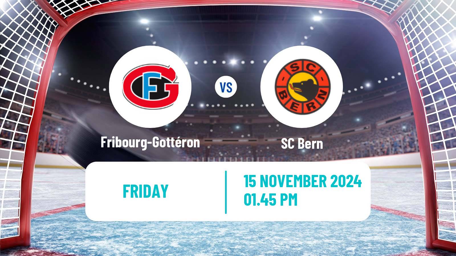 Hockey Swiss National League Hockey Fribourg-Gottéron - Bern