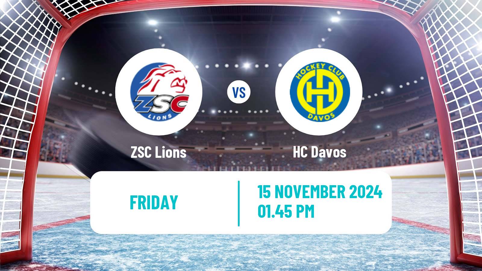 Hockey Swiss National League Hockey ZSC Lions - Davos