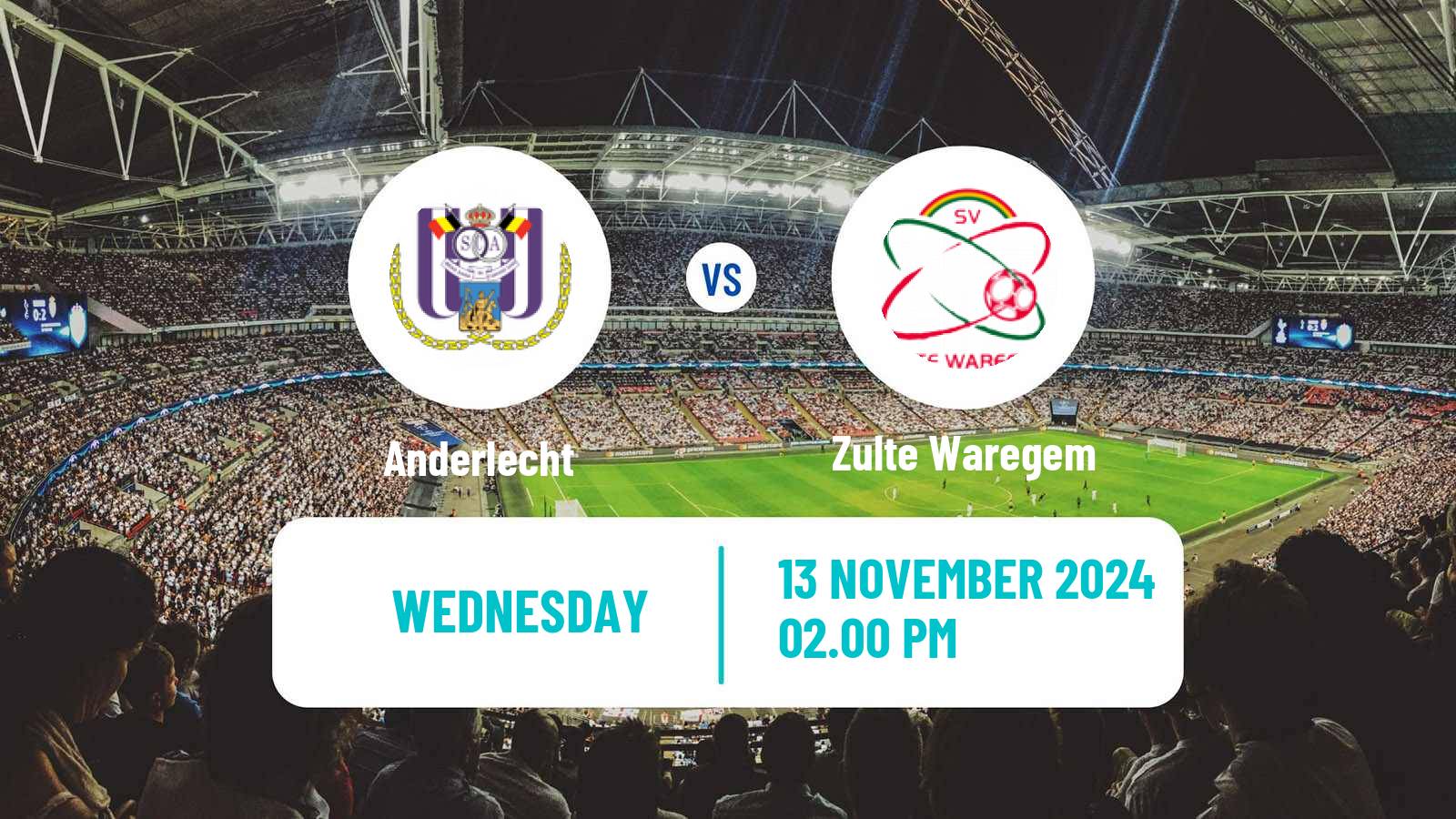 Soccer Belgian Super League Women Anderlecht - Zulte Waregem