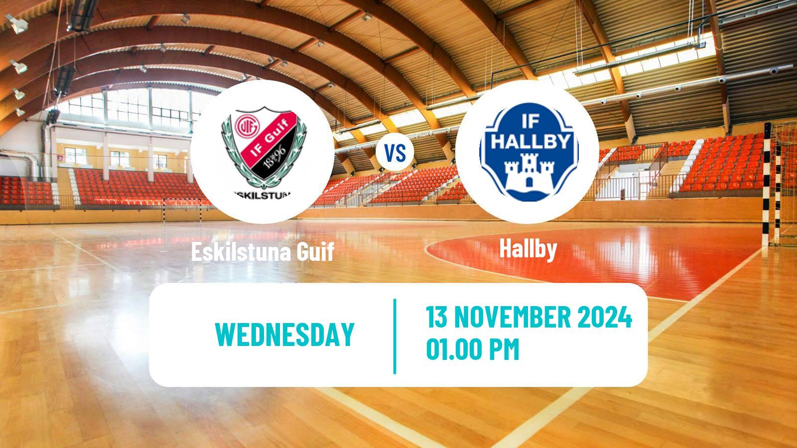 Handball Swedish Elitserien Handball Eskilstuna Guif - Hallby