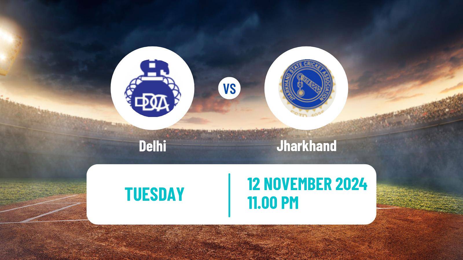 Cricket Ranji Trophy Delhi - Jharkhand