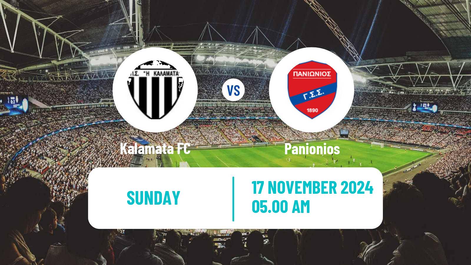 Soccer Greek Super League 2 Kalamata - Panionios