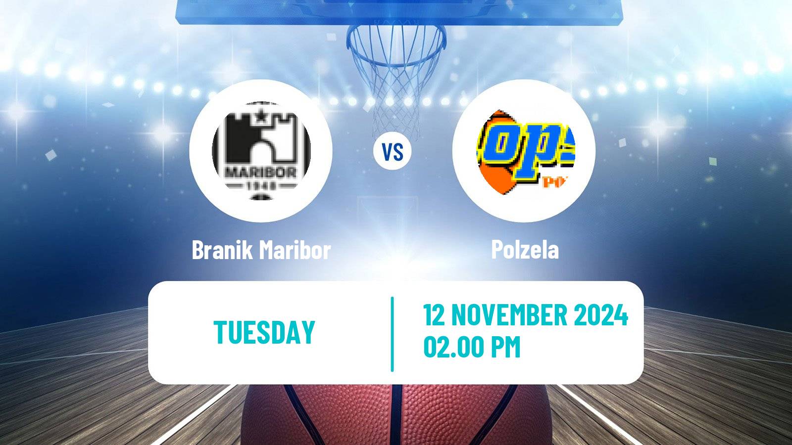 Basketball Slovenian Cup Basketball Branik Maribor - Polzela