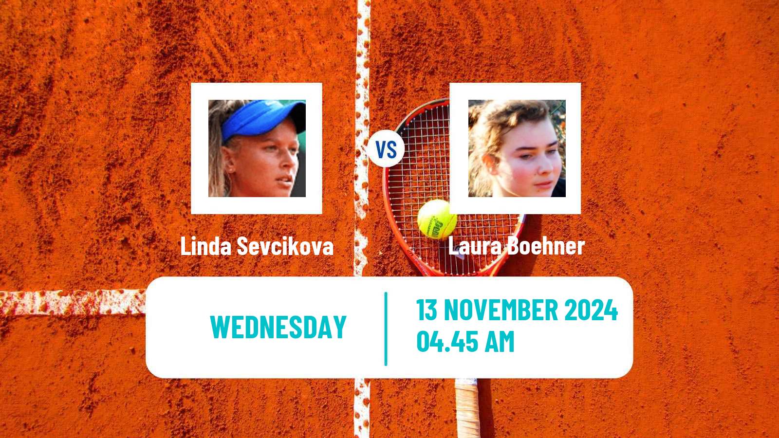 Tennis ITF W15 Antalya 37 Women 2024 Linda Sevcikova - Laura Boehner