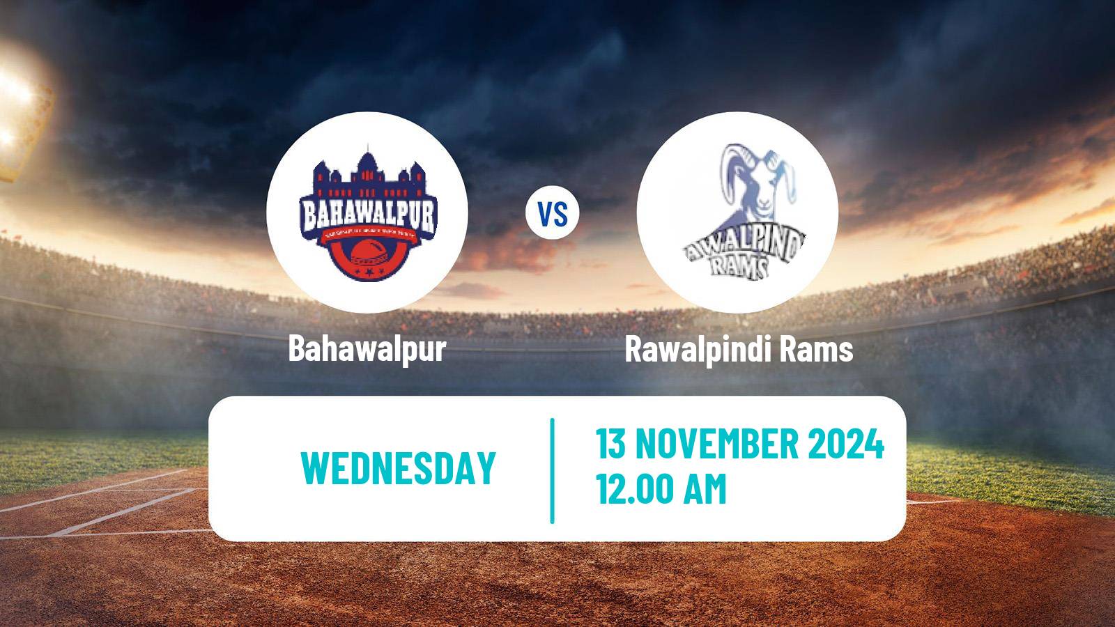 Cricket Pakistan Quaid-e-Azam Trophy Bahawalpur - Rawalpindi Rams