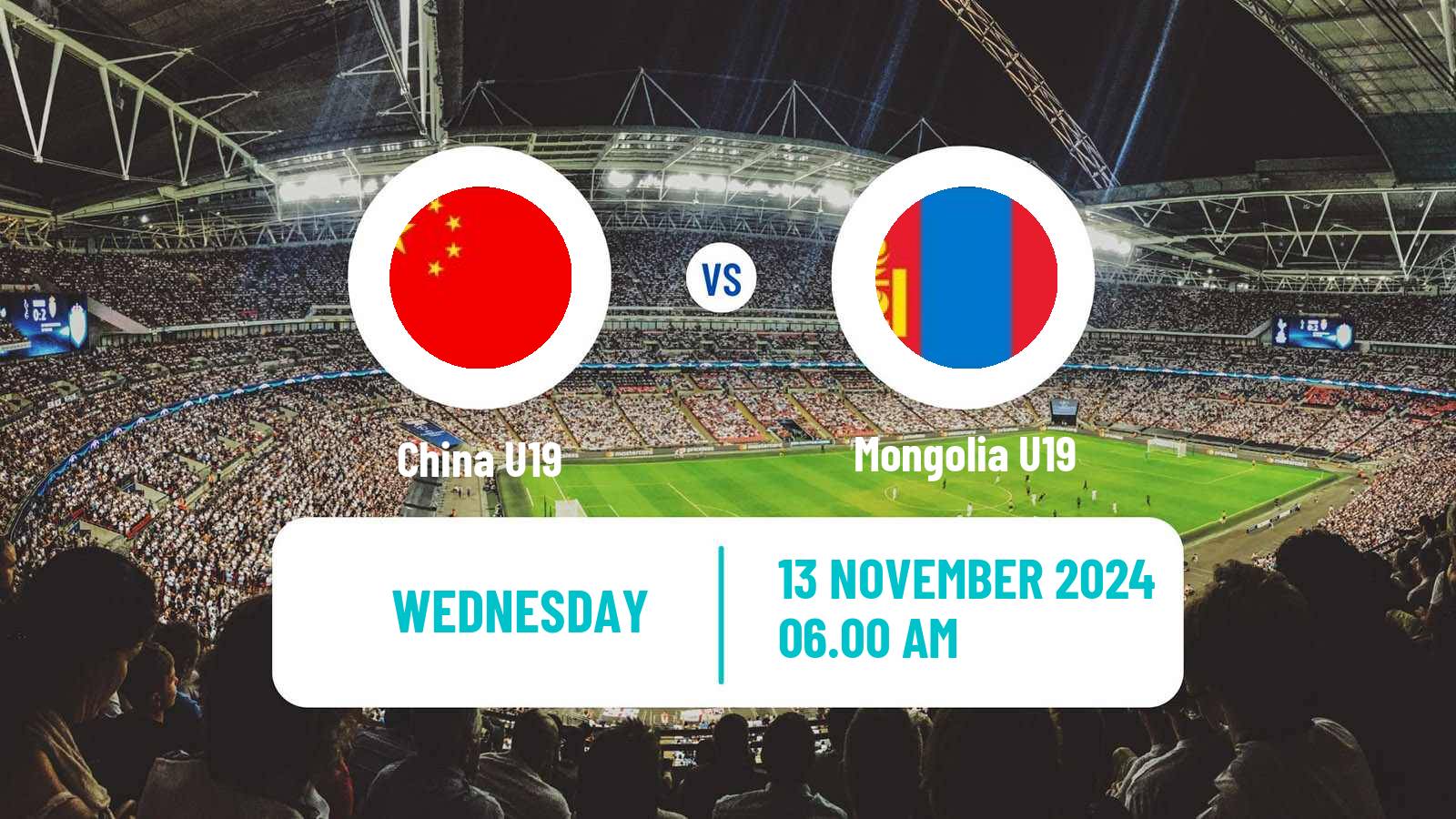 Soccer Friendly China U19 - Mongolia U19