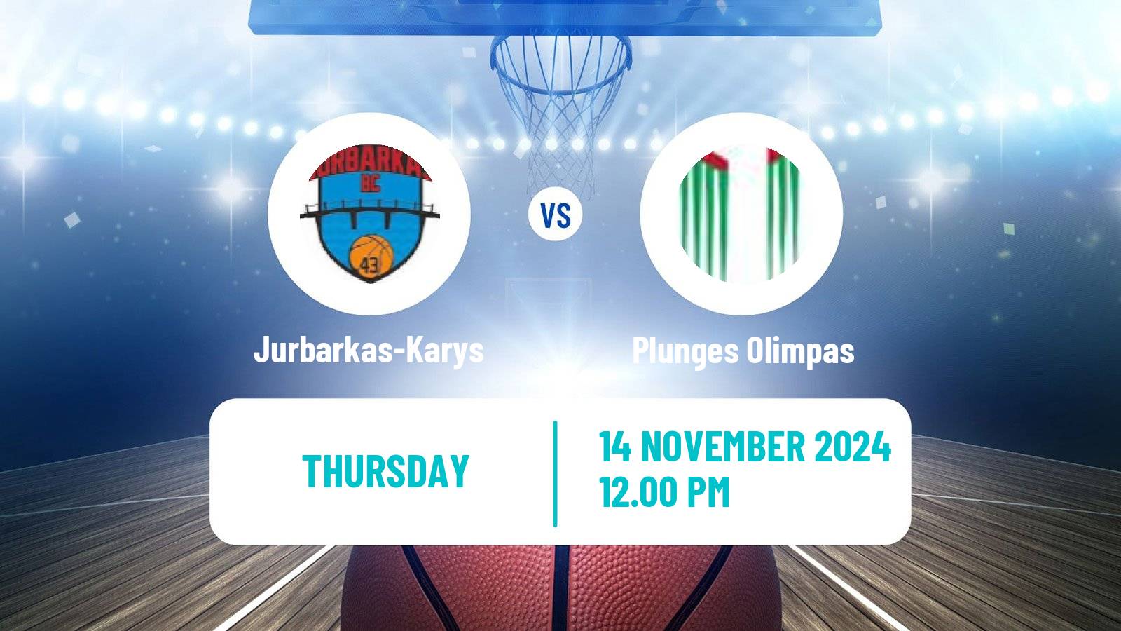 Basketball Lietuvos NKL Jurbarkas-Karys - Plunges Olimpas