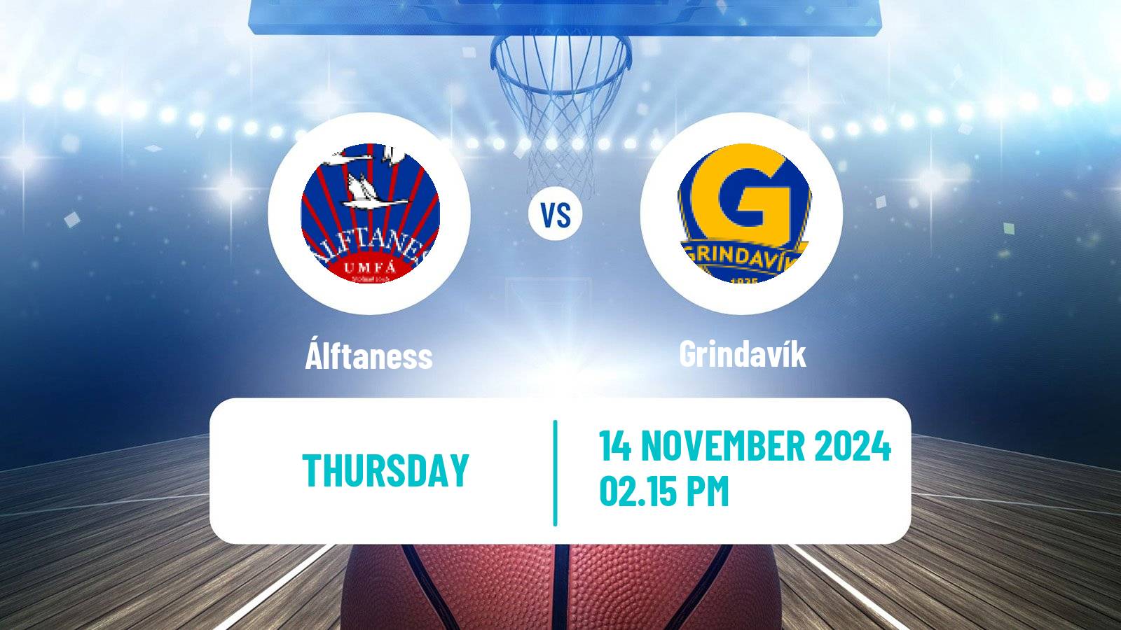 Basketball Icelandic Premier League Basketball Álftaness - Grindavík