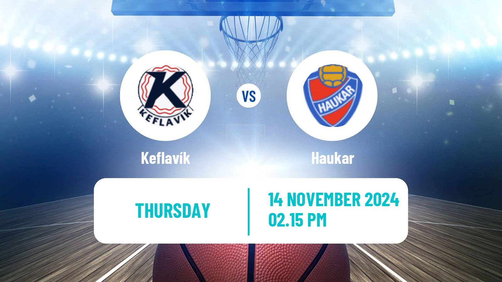 Basketball Icelandic Premier League Basketball Keflavík - Haukar