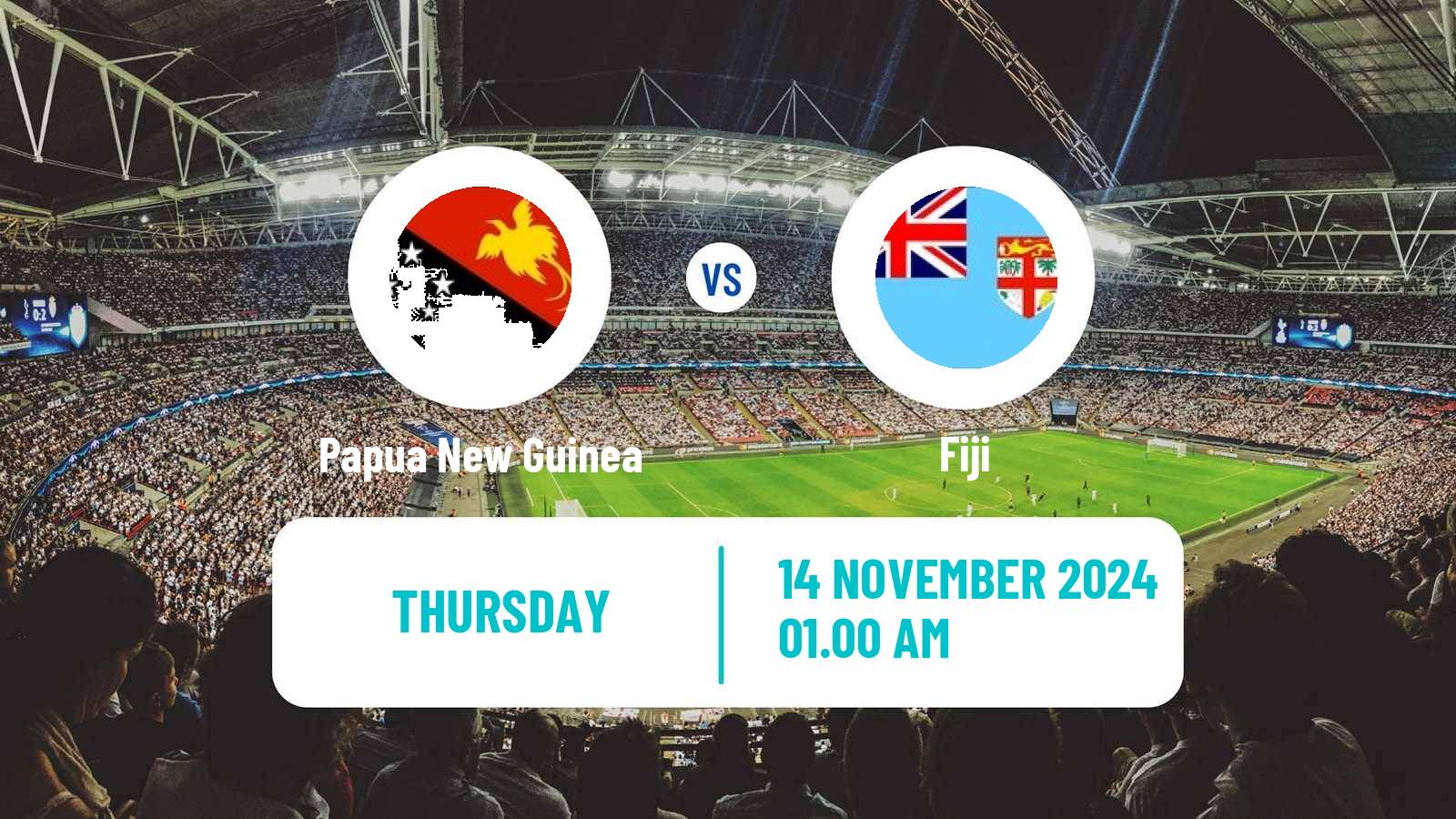 Soccer FIFA World Cup Papua New Guinea - Fiji