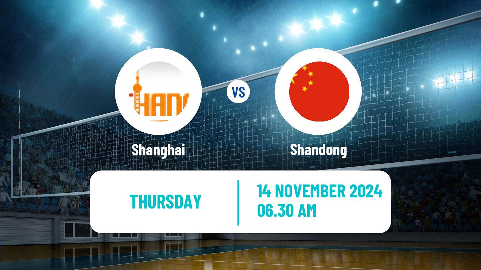 Volleyball Chinese CVL Shanghai - Shandong