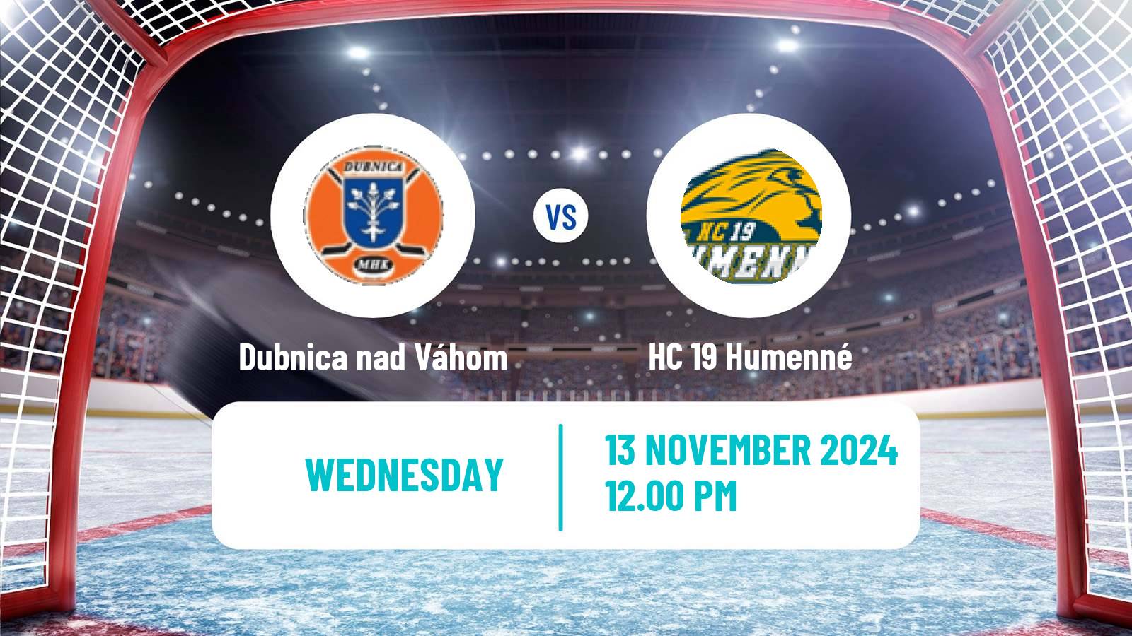 Hockey Slovak 1 Liga Hockey Dubnica nad Váhom - HC 19 Humenné