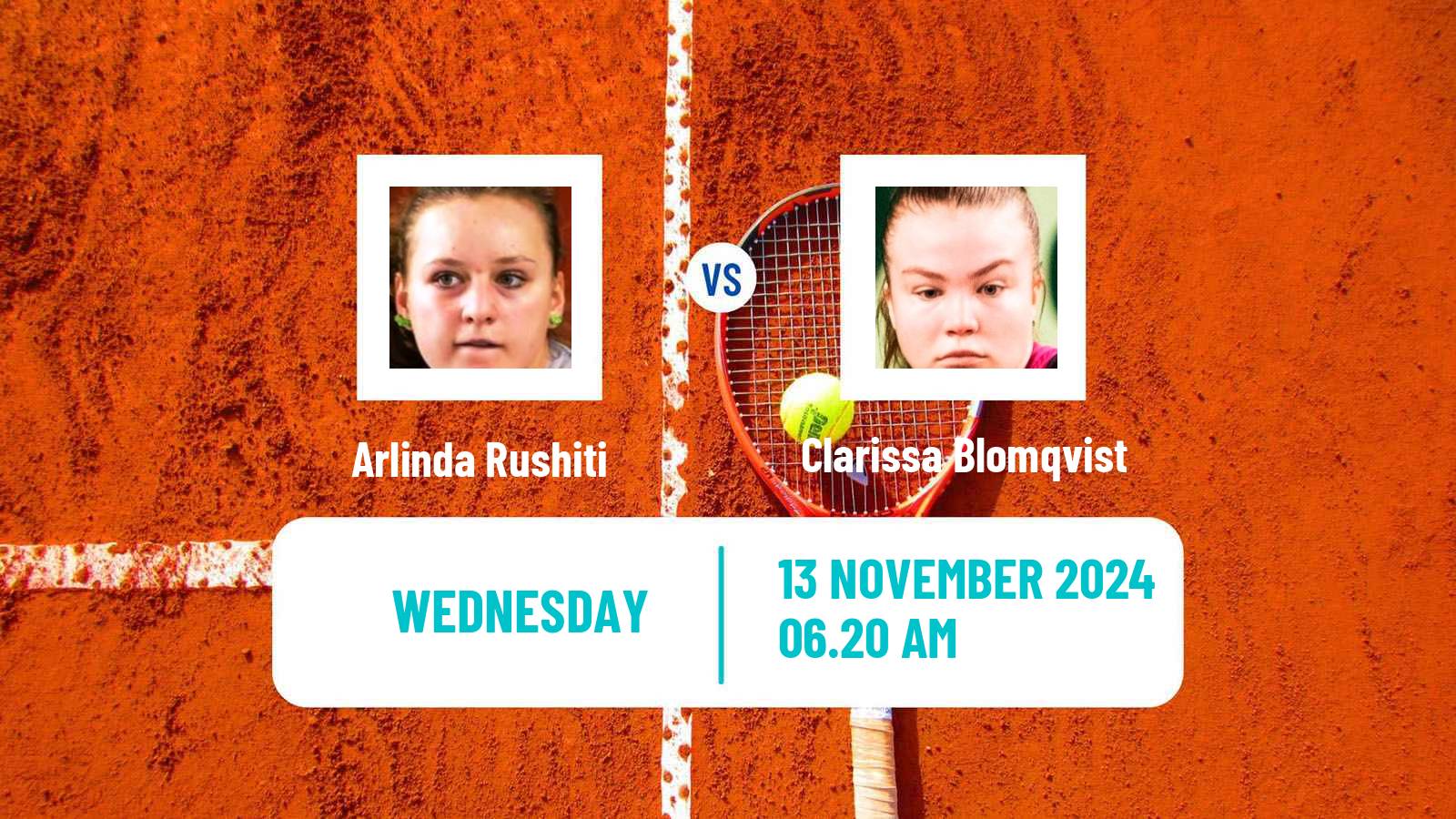 Tennis ITF W15 Sharm Elsheikh 18 Women Arlinda Rushiti - Clarissa Blomqvist