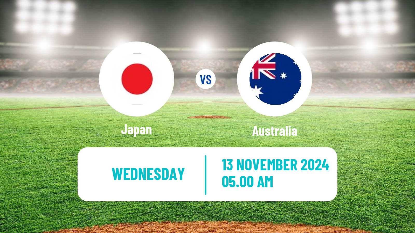 Baseball WBSC Premier 12 Japan - Australia