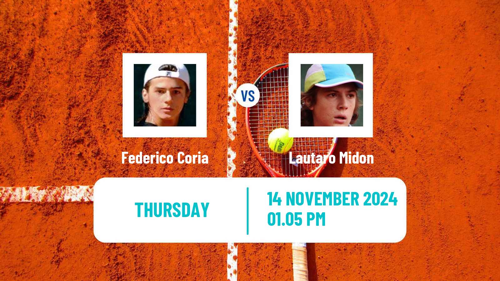 Tennis Montevideo Challenger Men Federico Coria - Lautaro Midon