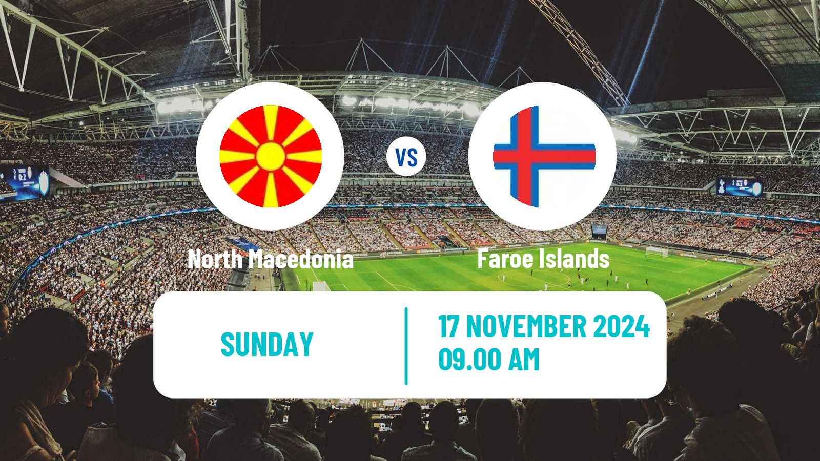 Soccer UEFA Nations League North Macedonia - Faroe Islands