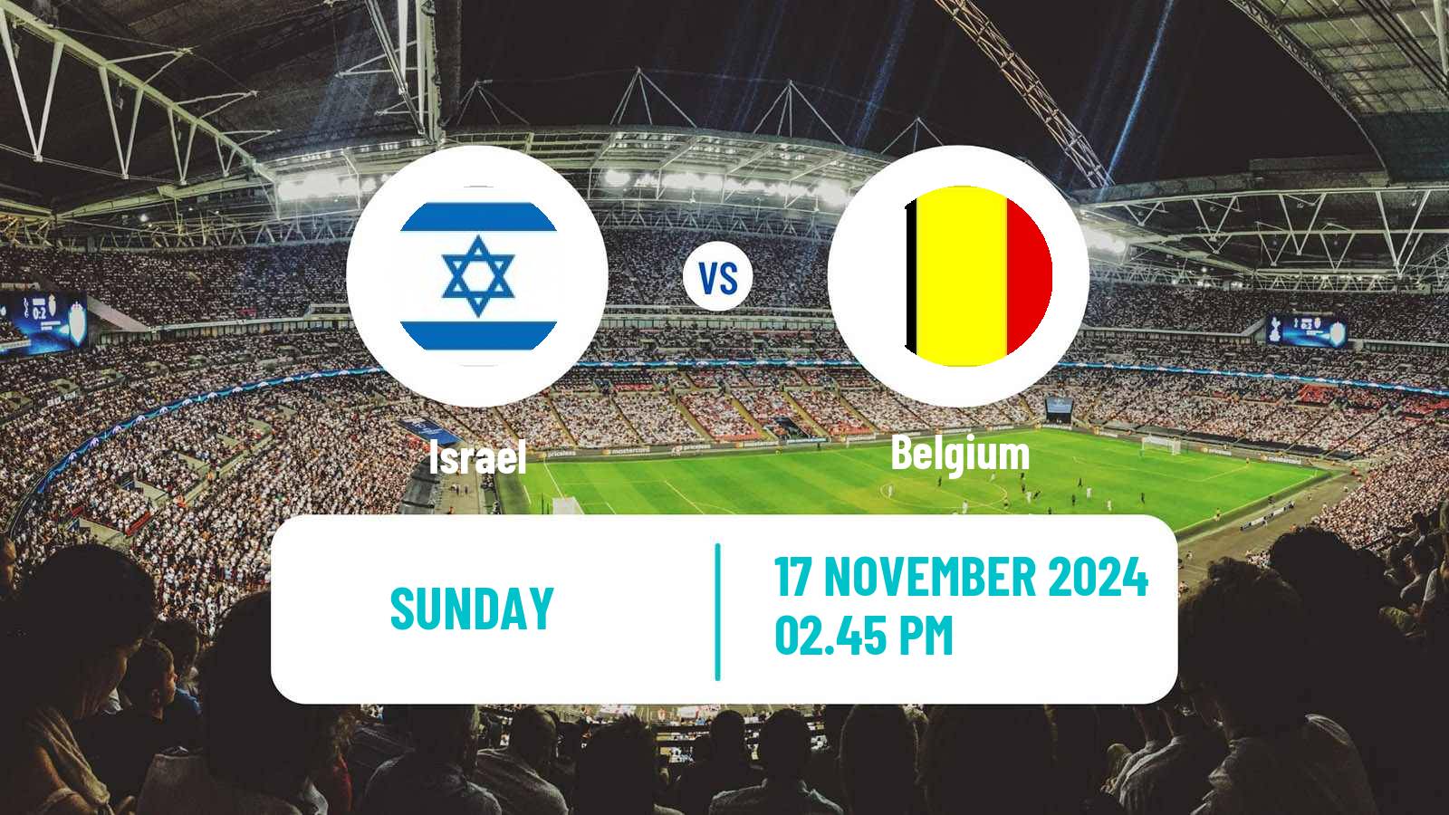 Soccer UEFA Nations League Israel - Belgium