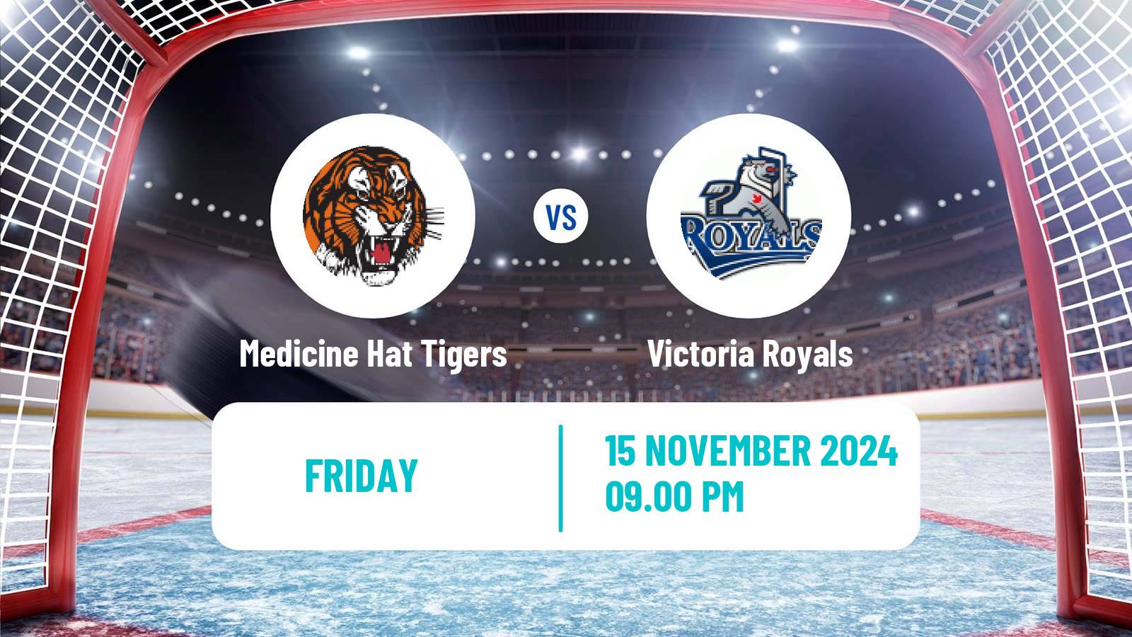 Hockey WHL Medicine Hat Tigers - Victoria Royals