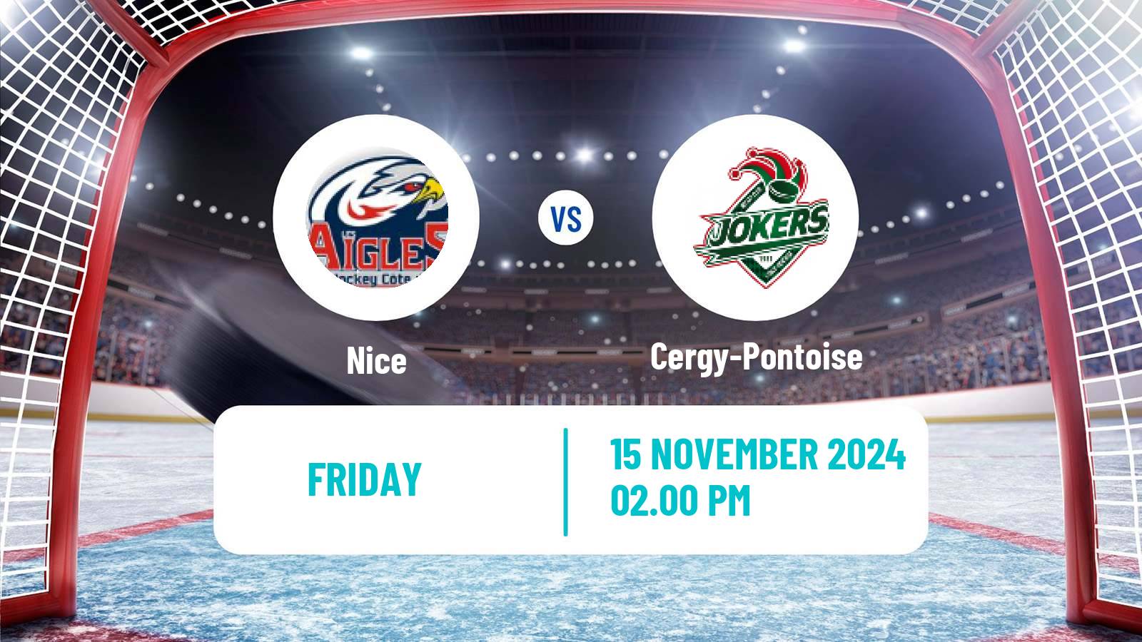 Hockey French Ligue Magnus Nice - Cergy-Pontoise