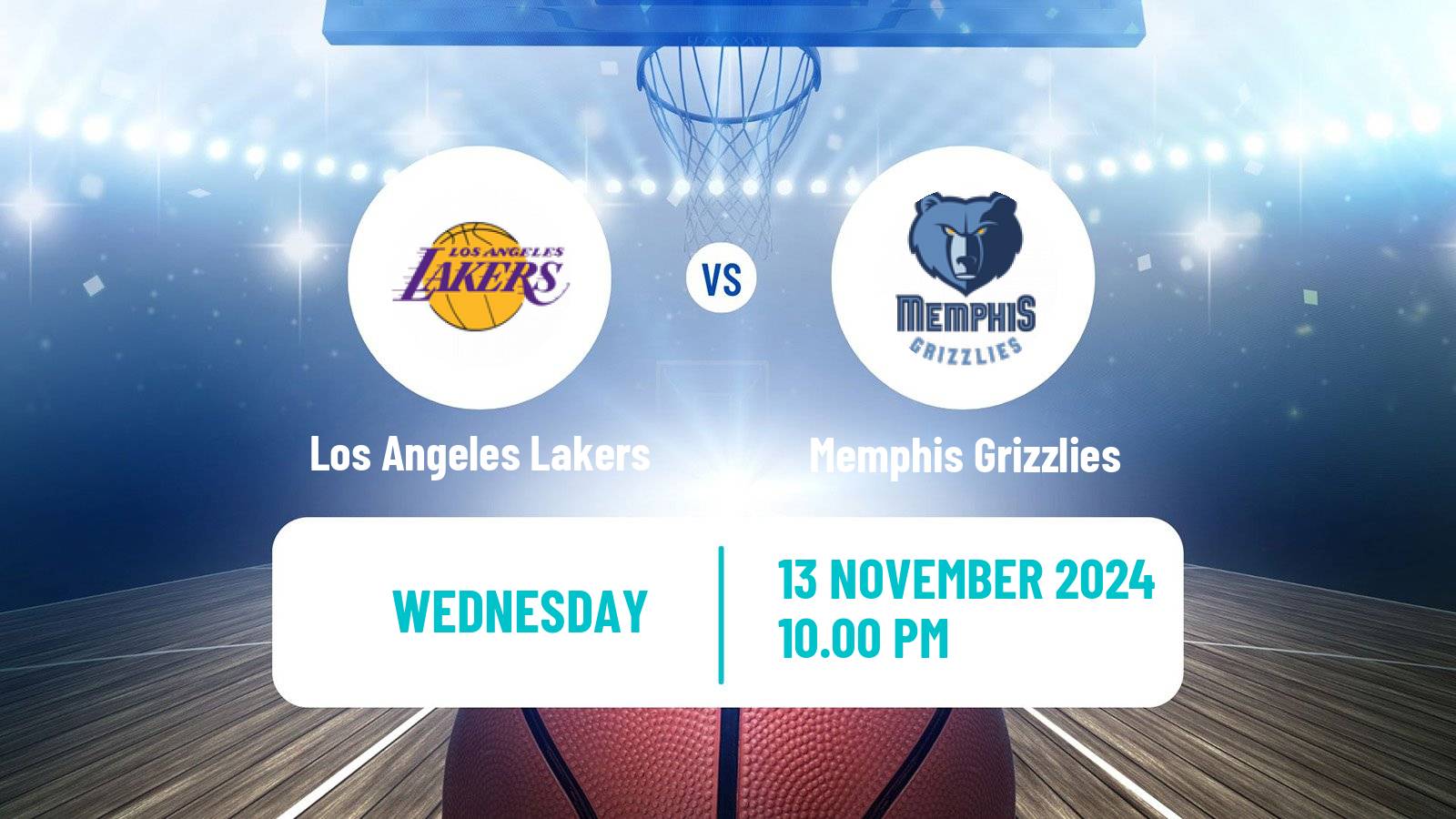 Basketball NBA Los Angeles Lakers - Memphis Grizzlies