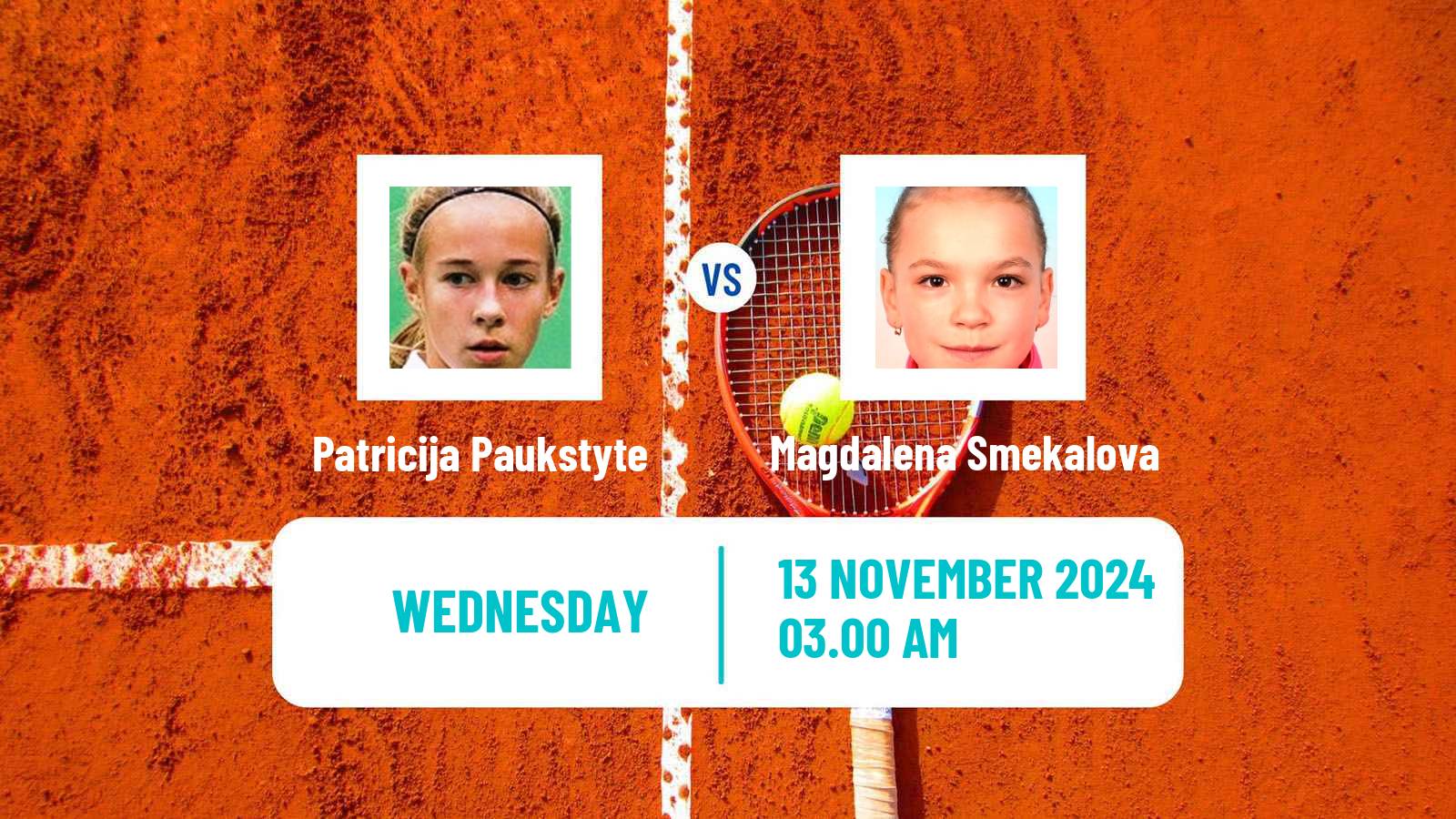 Tennis ITF W15 Heraklion 7 Women Patricija Paukstyte - Magdalena Smekalova