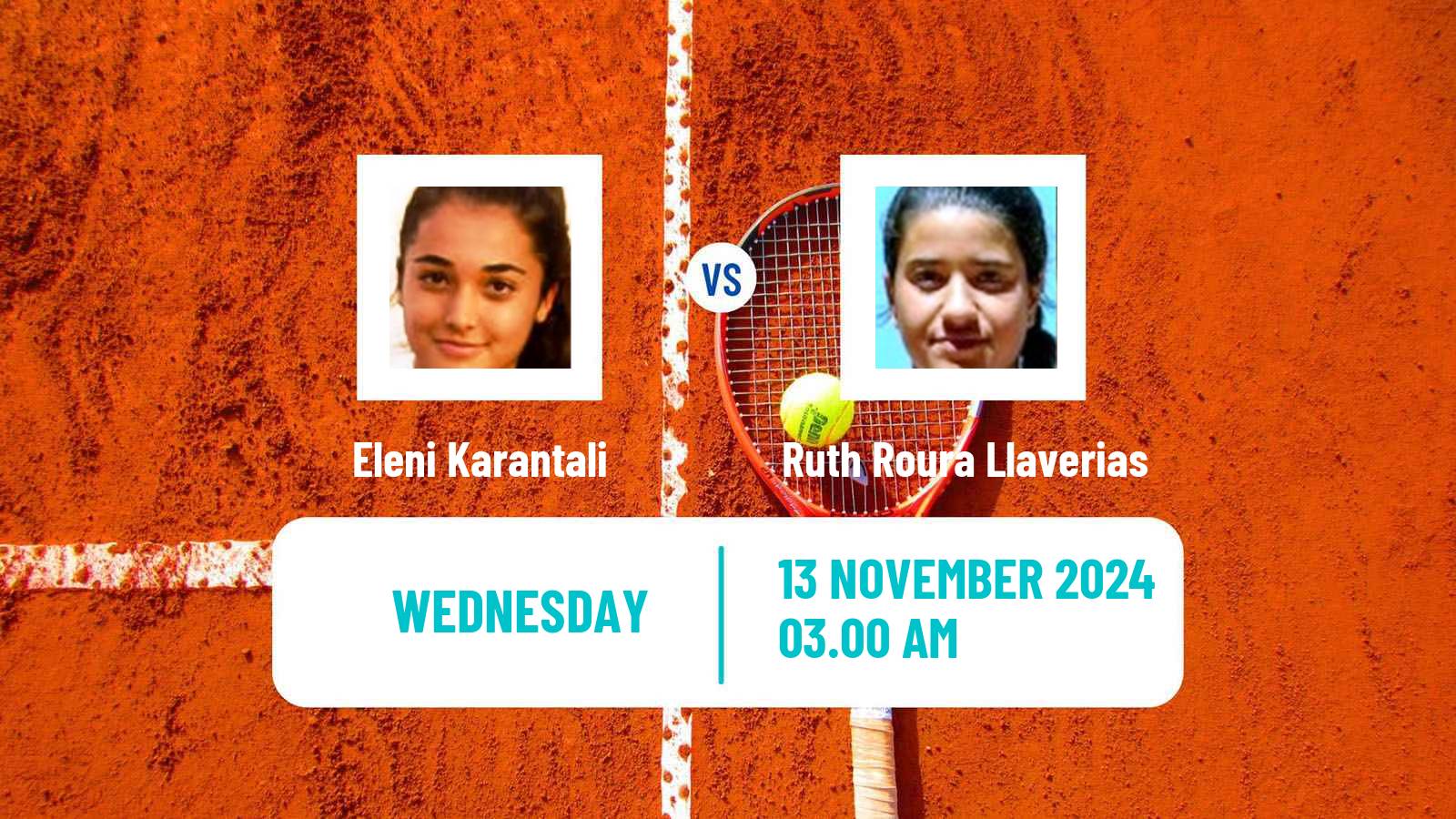 Tennis ITF W15 Nules Women Eleni Karantali - Ruth Roura Llaverias