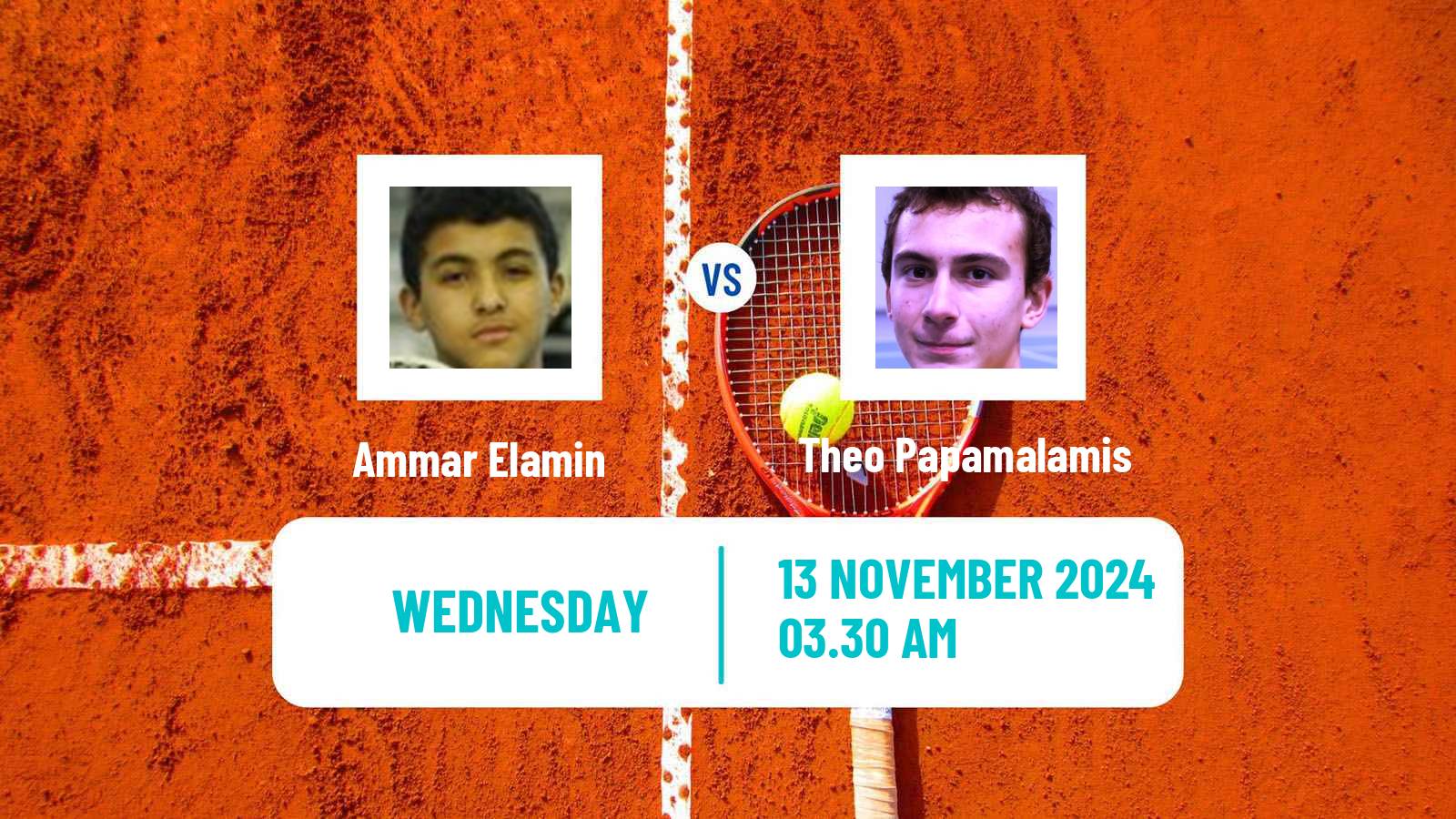 Tennis ITF M15 Monastir 46 Men Ammar Elamin - Theo Papamalamis