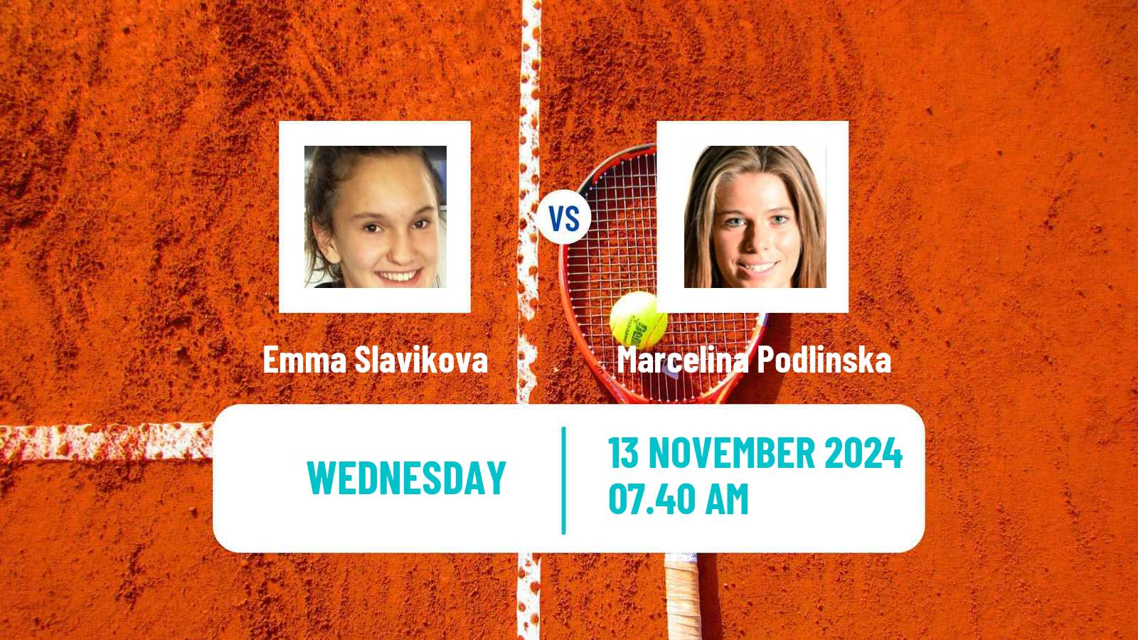 Tennis ITF W15 Heraklion 7 Women Emma Slavikova - Marcelina Podlinska