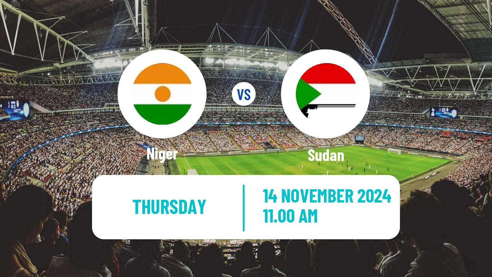 Soccer Africa Cup of Nations Niger - Sudan