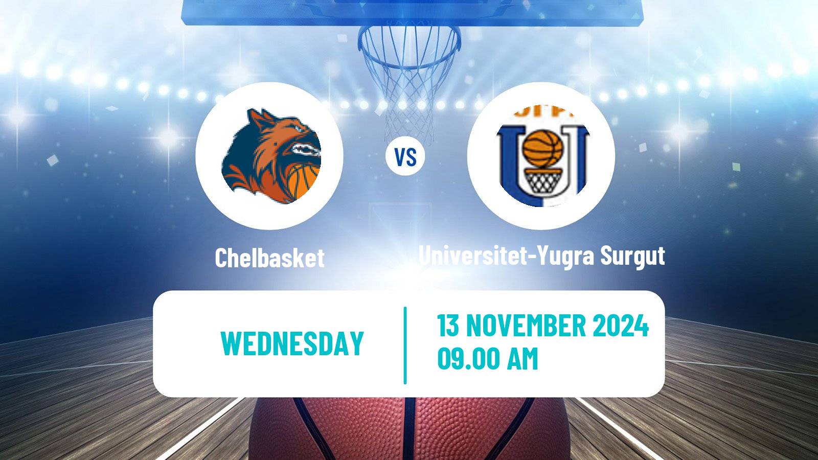 Basketball Russian Super League Basketball Chelbasket - Universitet-Yugra Surgut