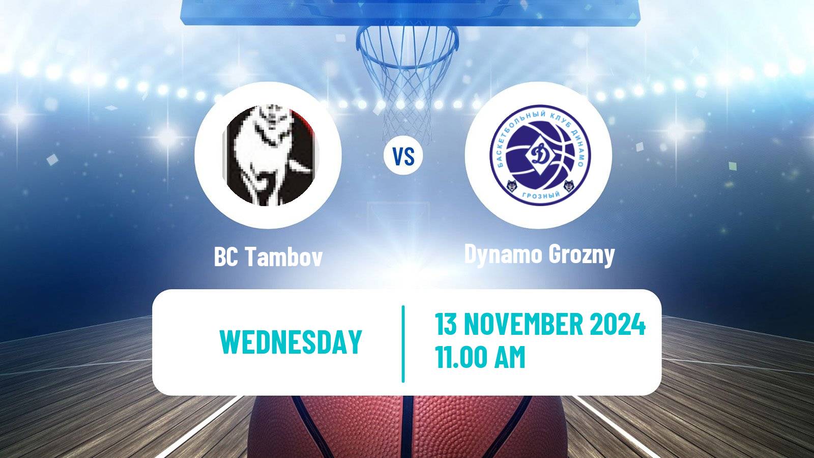 Basketball Russian Super League Basketball Tambov - Dynamo Grozny