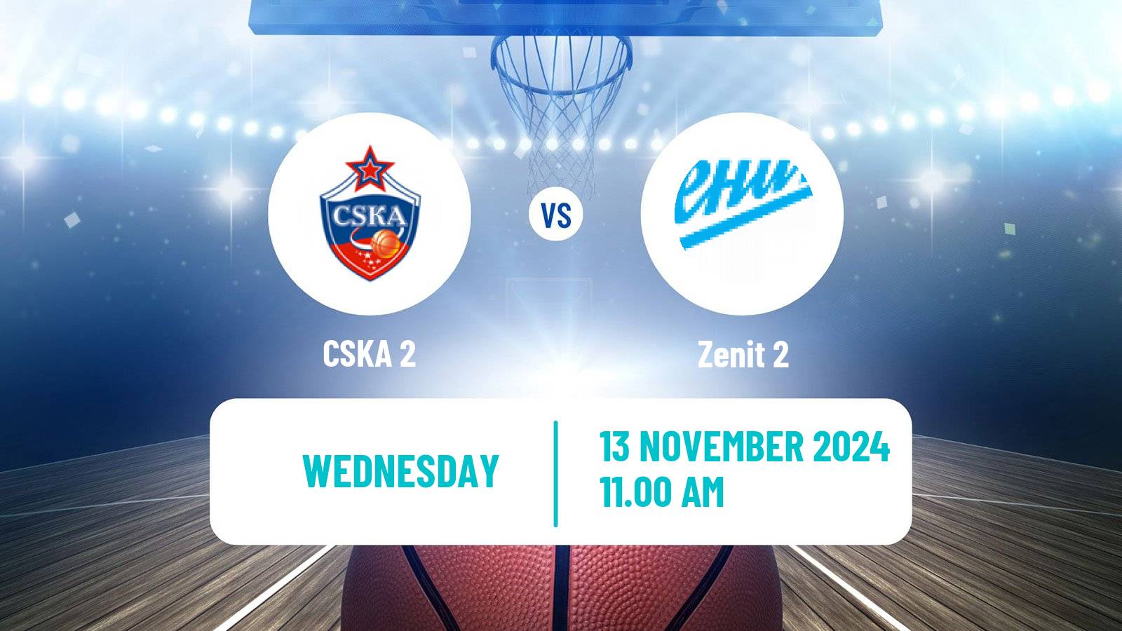 Basketball Russian Super League Basketball CSKA 2 - Zenit 2