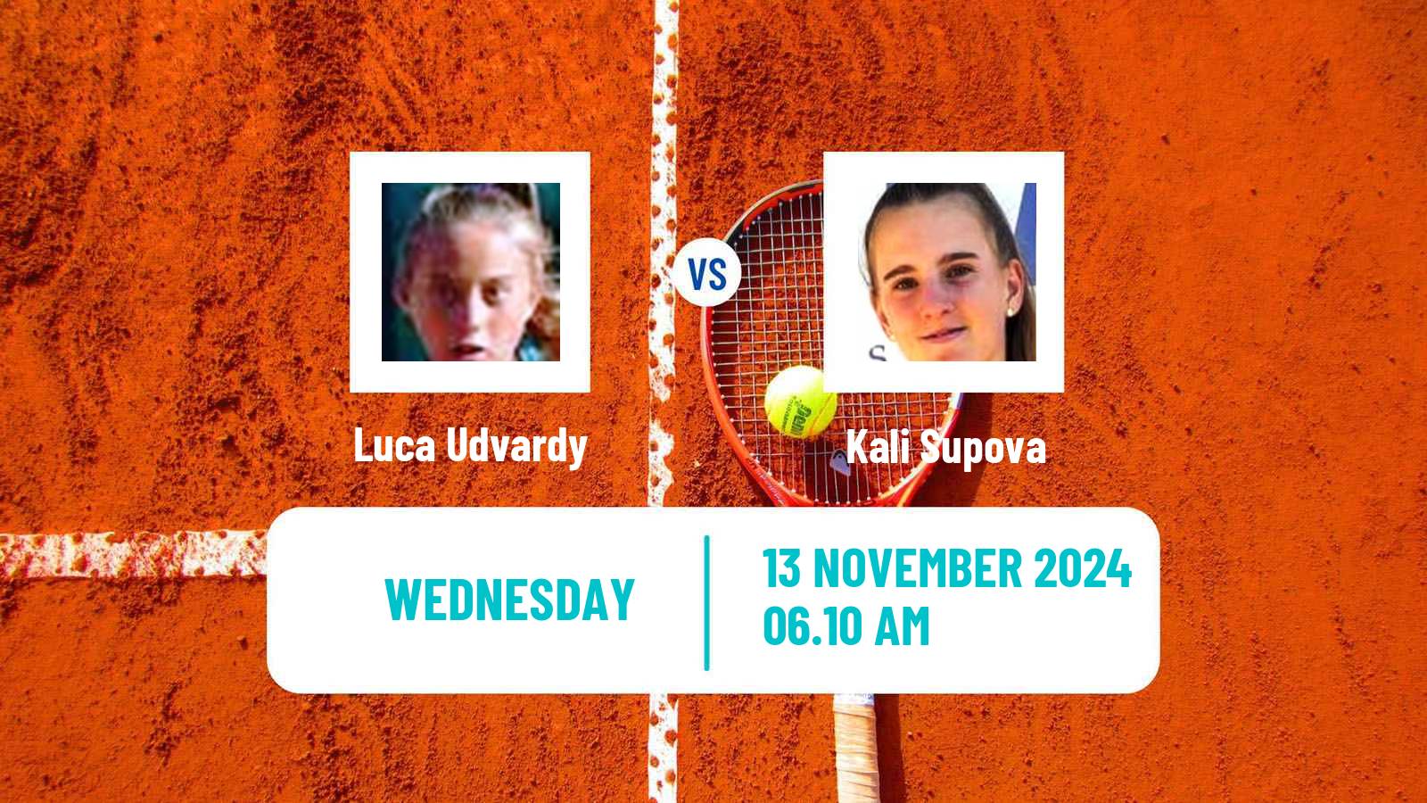 Tennis ITF W15 Antalya 16 Women Luca Udvardy - Kali Supova