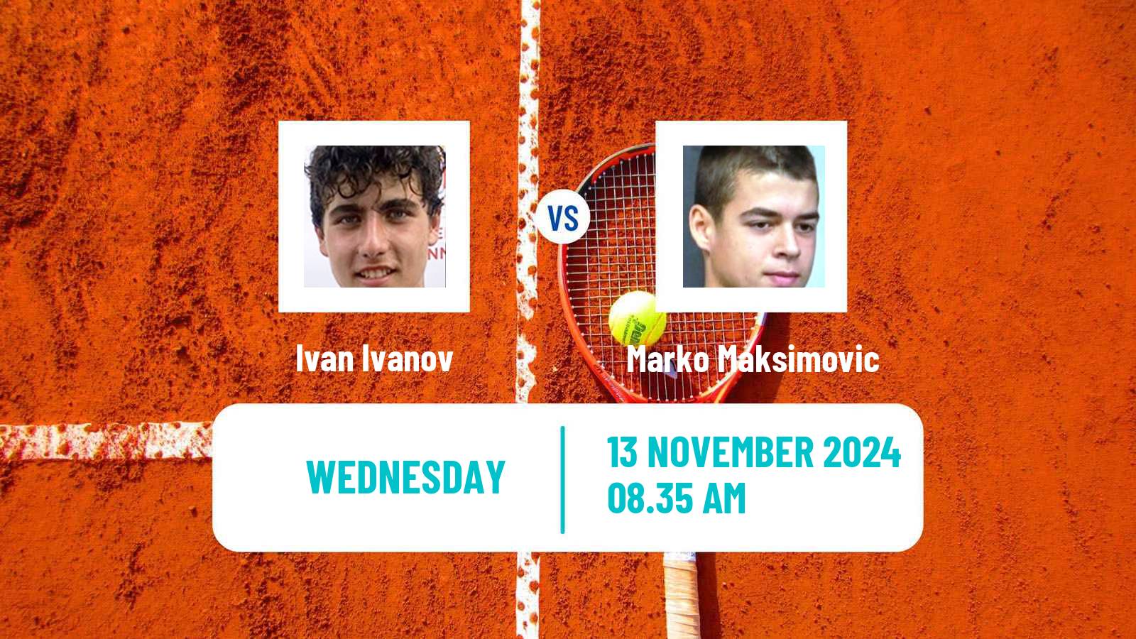 Tennis ITF M15 Antalya 17 Men Ivan Ivanov - Marko Maksimovic