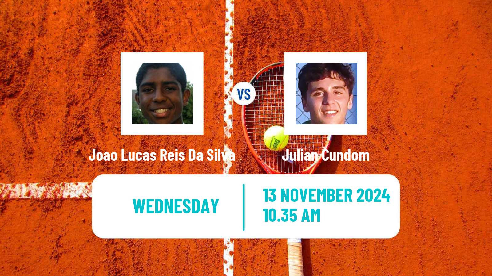 Tennis ITF M25 Sao Paulo 2 Men Joao Lucas Reis Da Silva - Julian Cundom