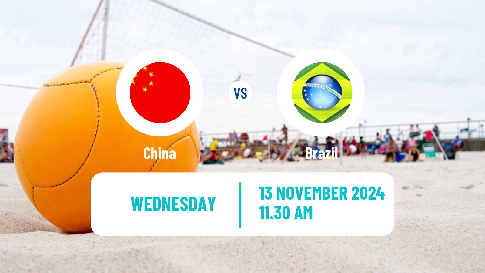 Beach soccer Neom Cup China - Brazil