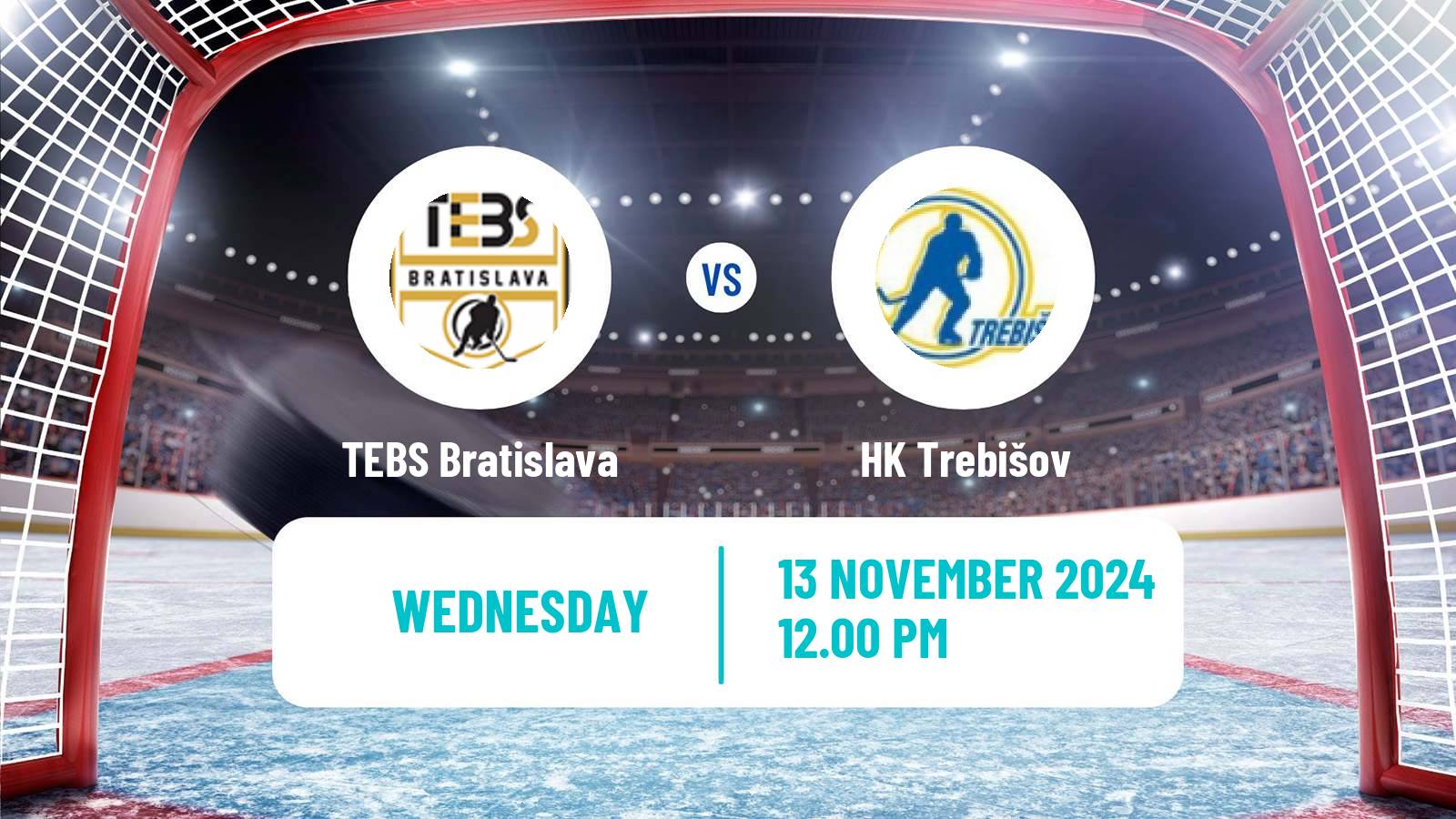 Hockey Slovak 1 Liga Hockey TEBS Bratislava - Trebišov