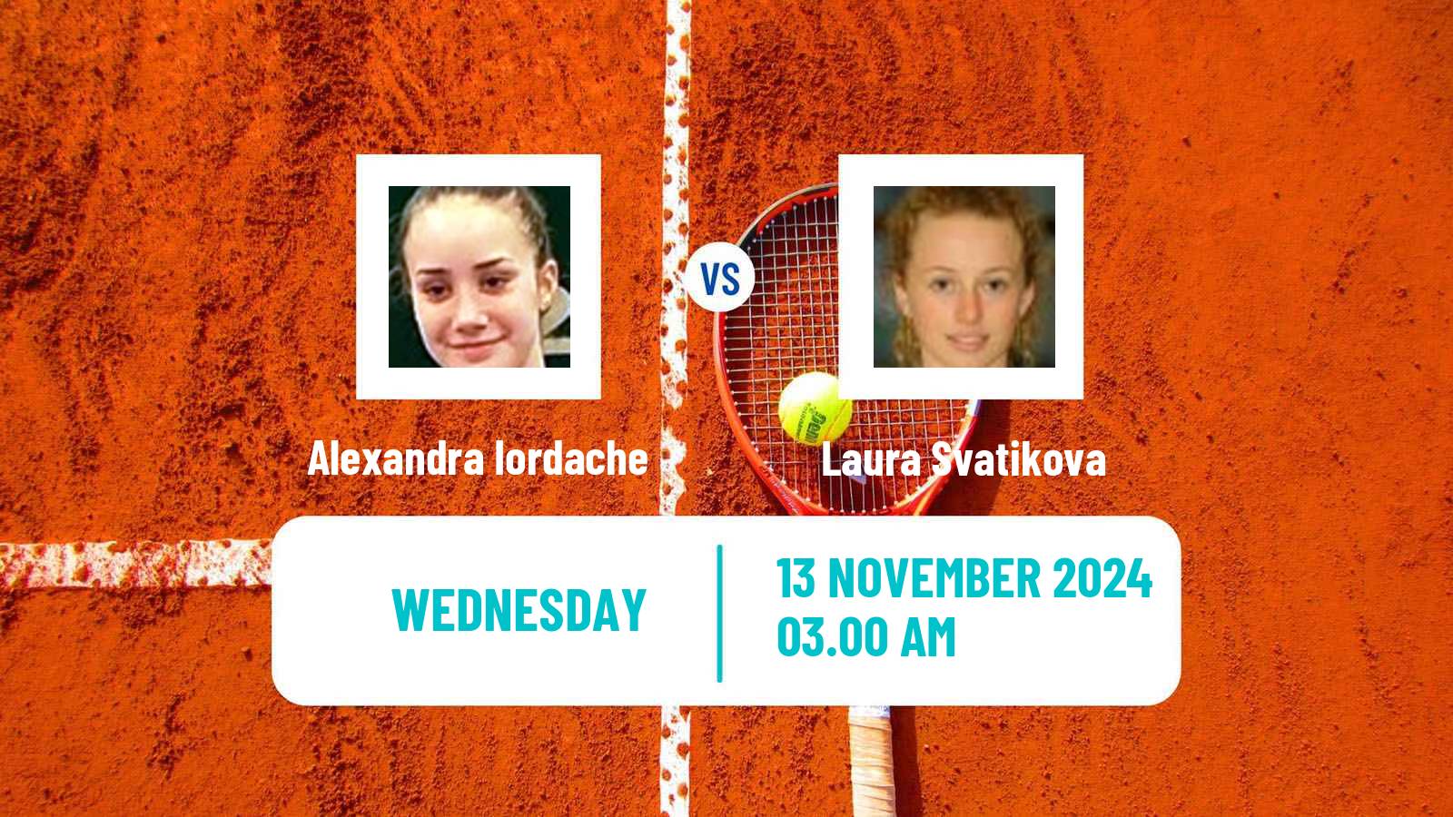 Tennis ITF W15 Heraklion 7 Women Alexandra Iordache - Laura Svatikova