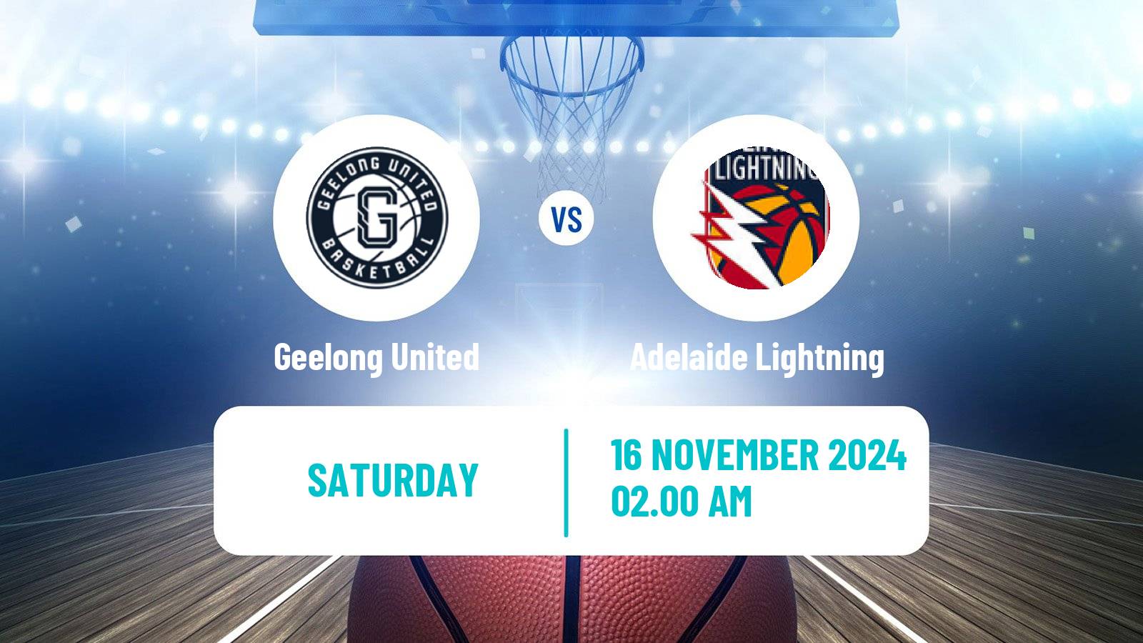 Basketball Australian WNBL Geelong United - Adelaide Lightning