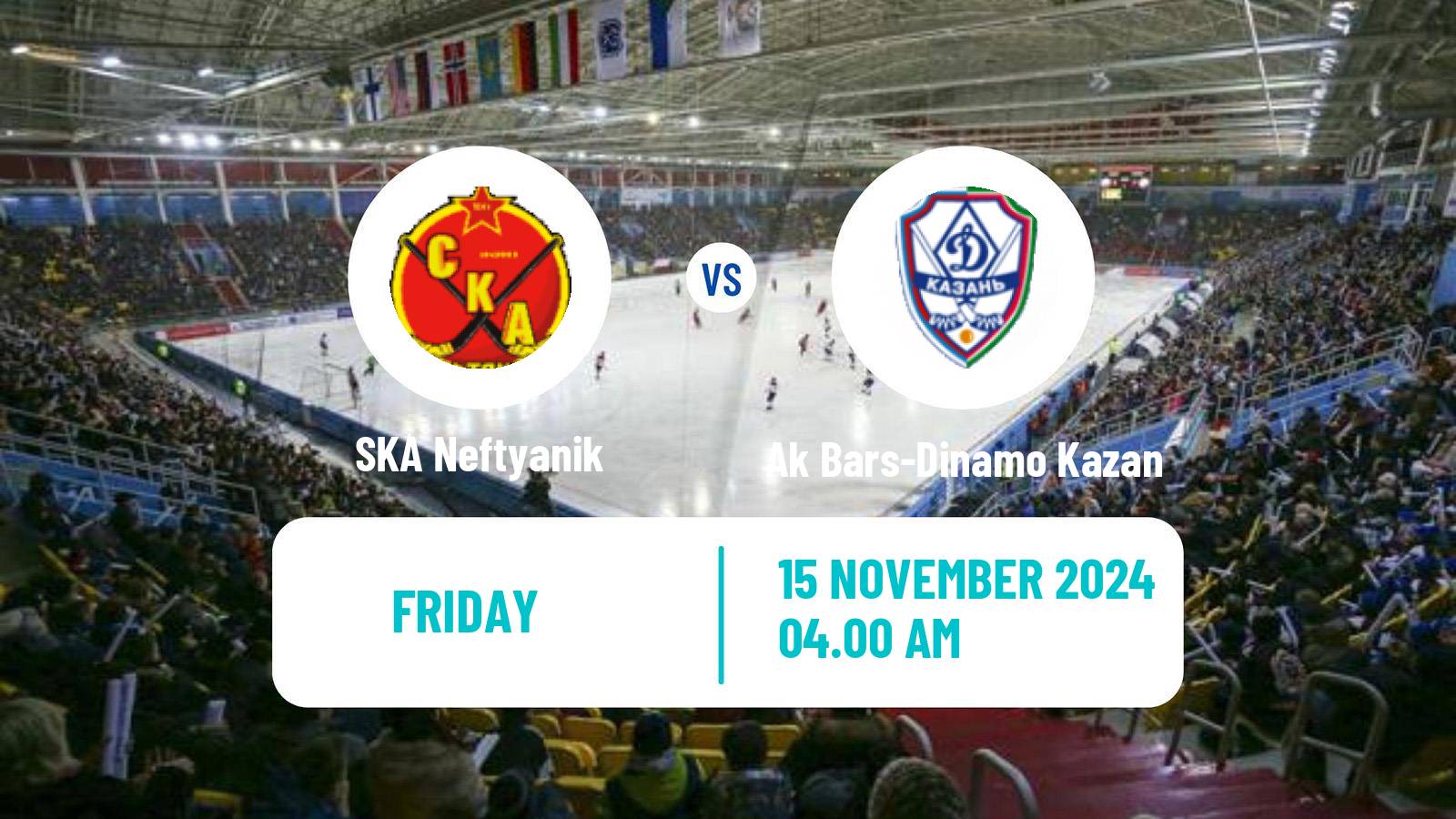 Bandy Russian Super League Bandy SKA Neftyanik - Ak Bars-Dinamo Kazan